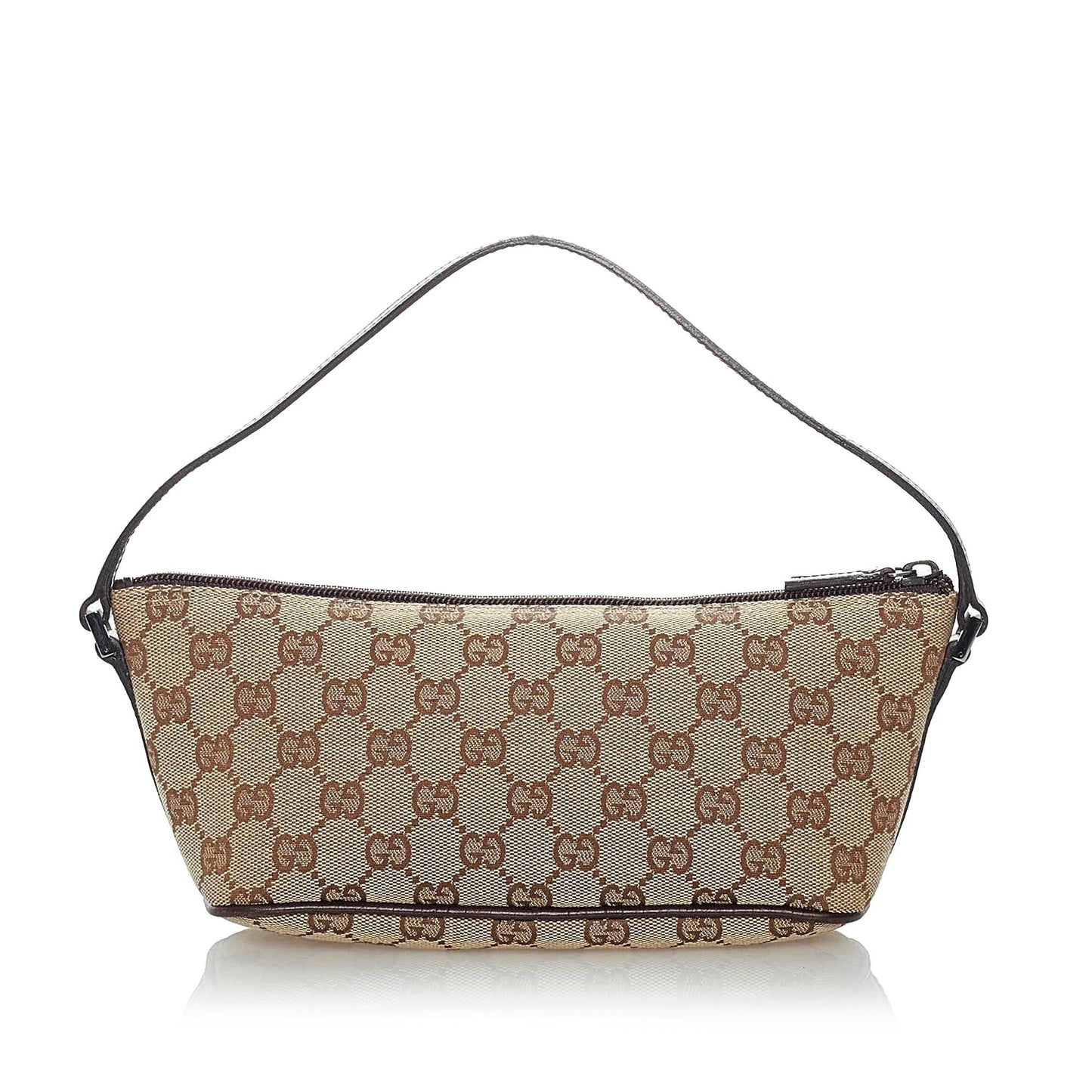 Gucci GG Canvas Boat Baguette (SHG-30775)