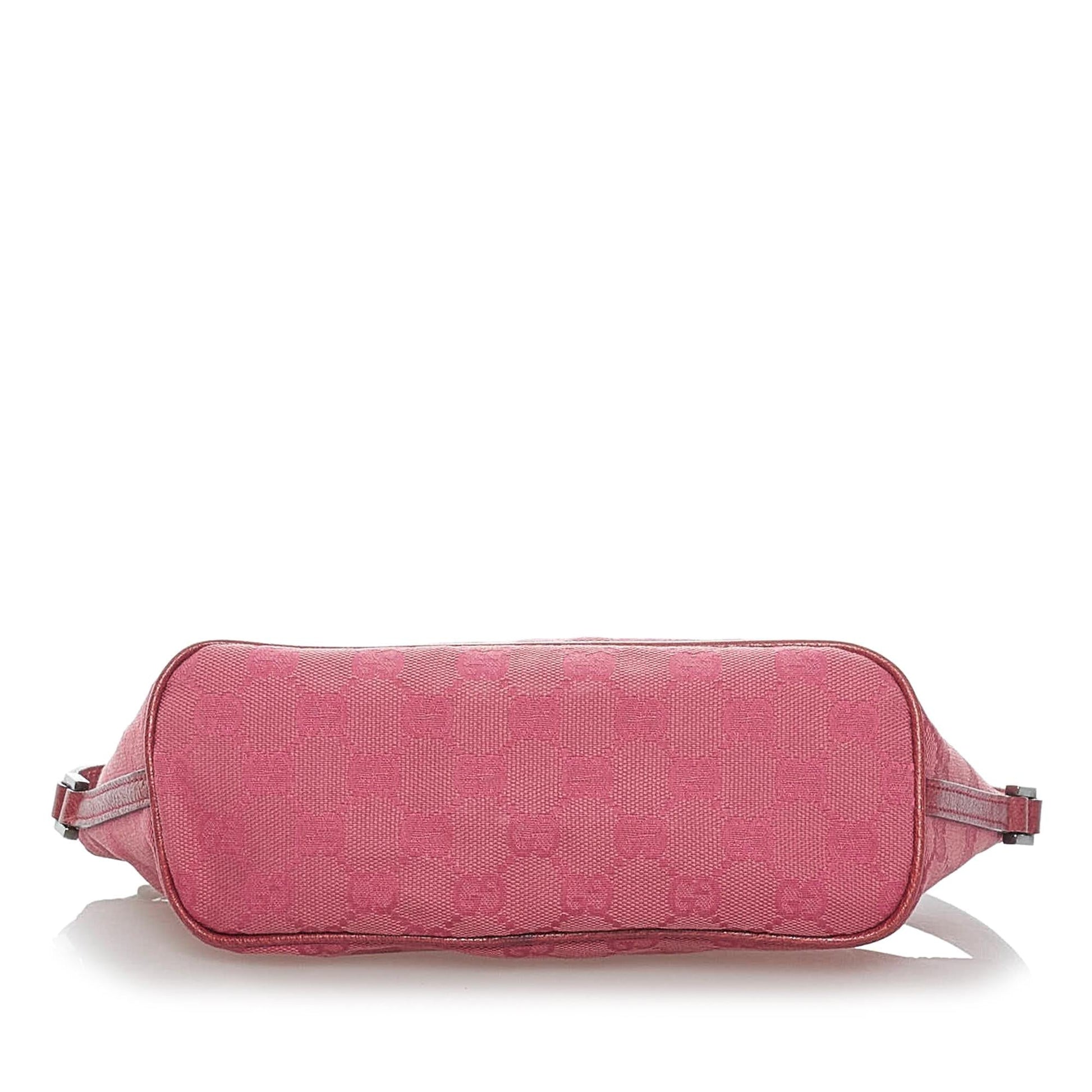 Gucci GG Canvas Boat Baguette (SHG-31572)