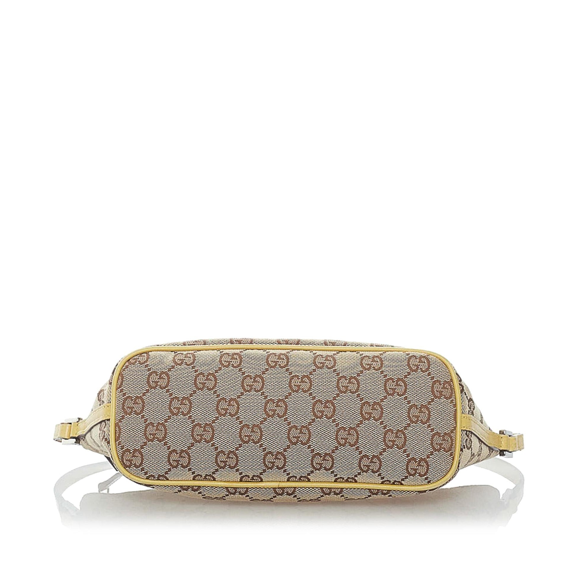 Gucci GG Canvas Boat Baguette (SHG-32054)