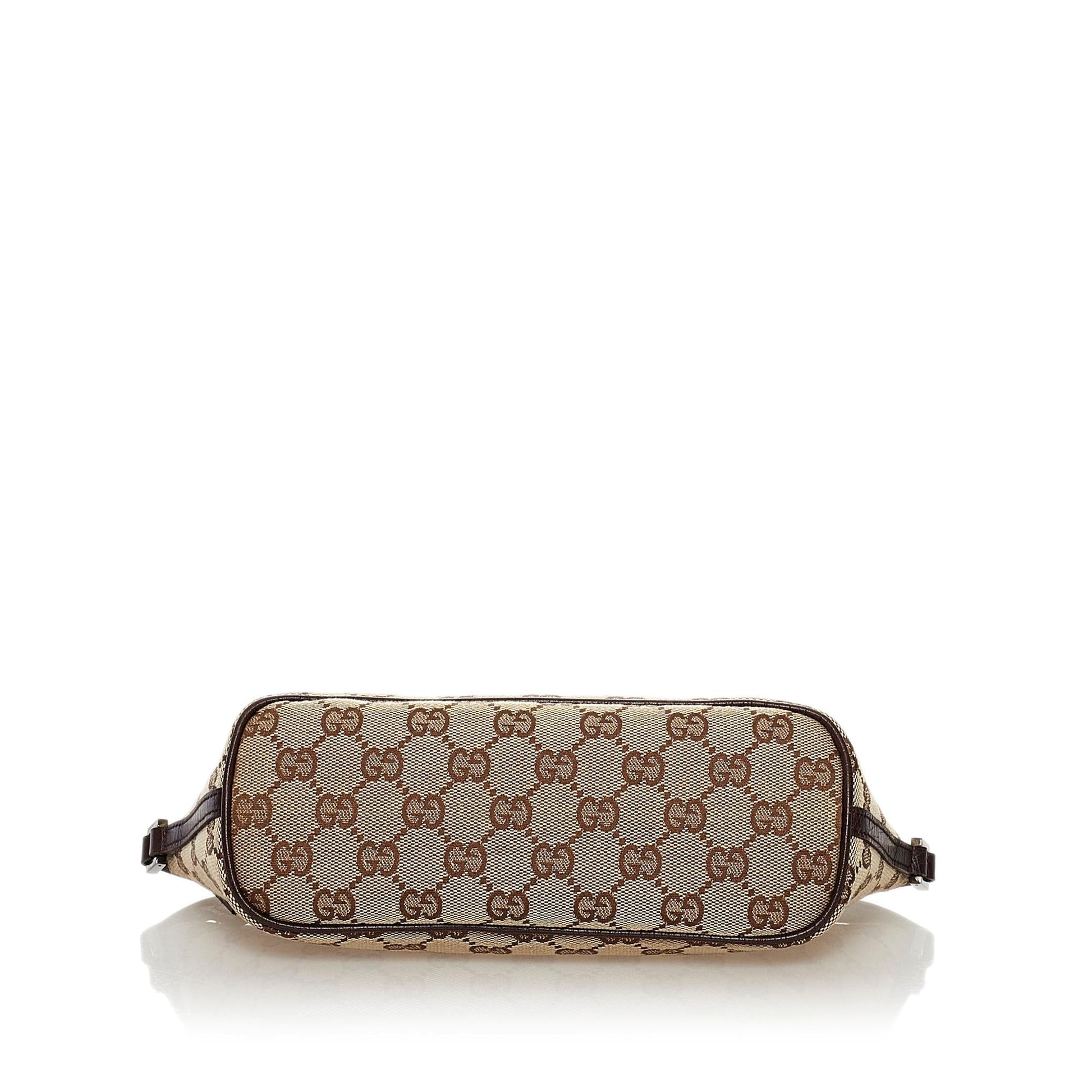 Gucci GG Canvas Boat Baguette (SHG-32757)