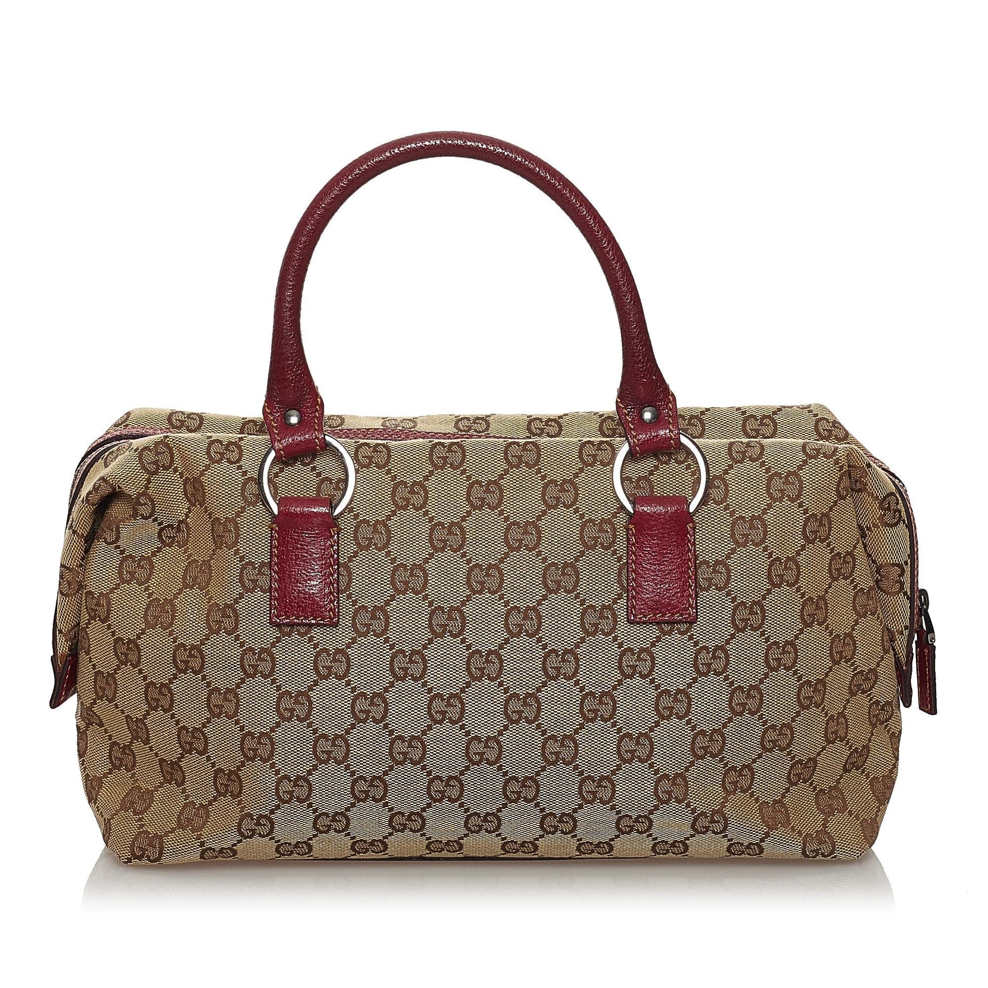 Gucci GG Canvas Boston Bag (SHG-33372)
