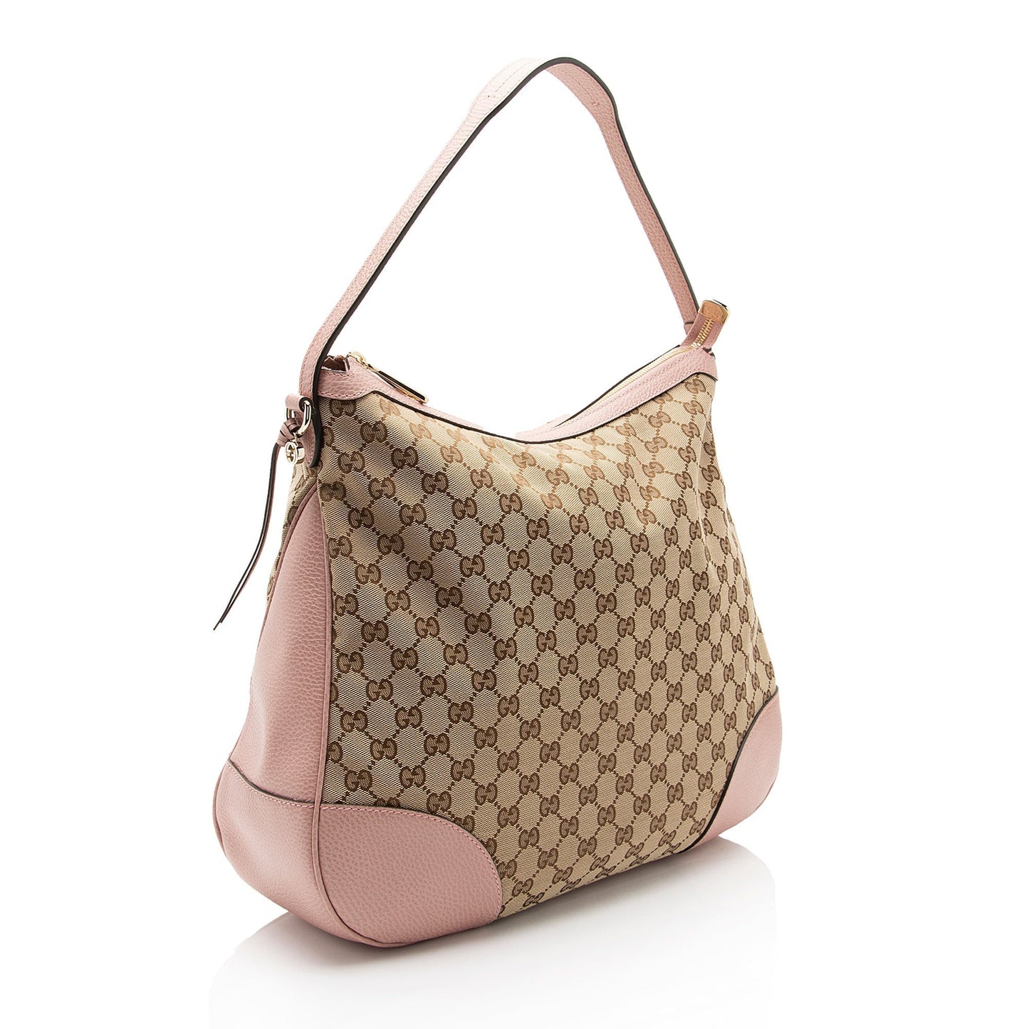 Gucci Leather Canvas Shoulder Bag