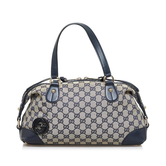 Gucci Canvas Shoulder Bag
