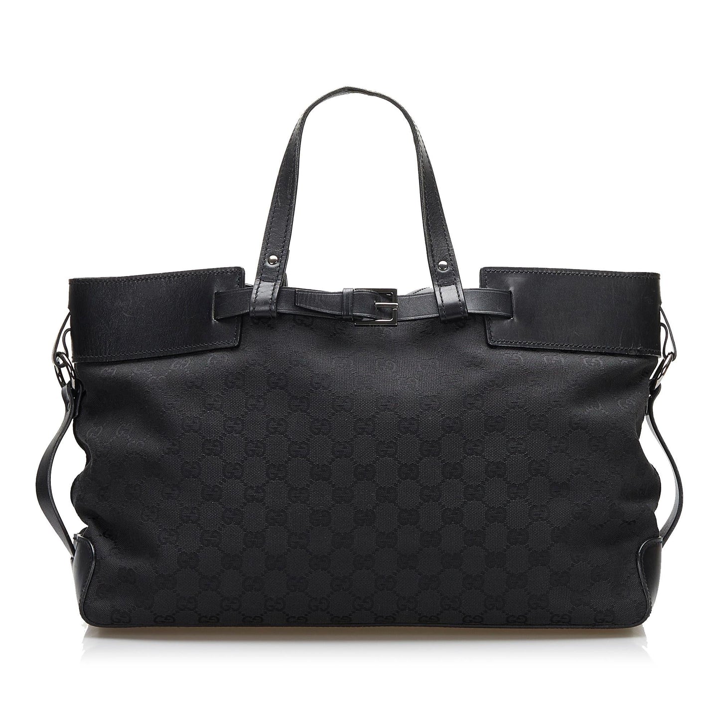 Gucci GG Canvas Buckle Tote (SHG-36168)
