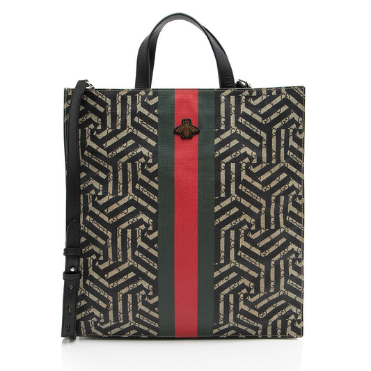 Gucci GG Supreme Caleido Web Soft Tote (SHF-8GtUml)