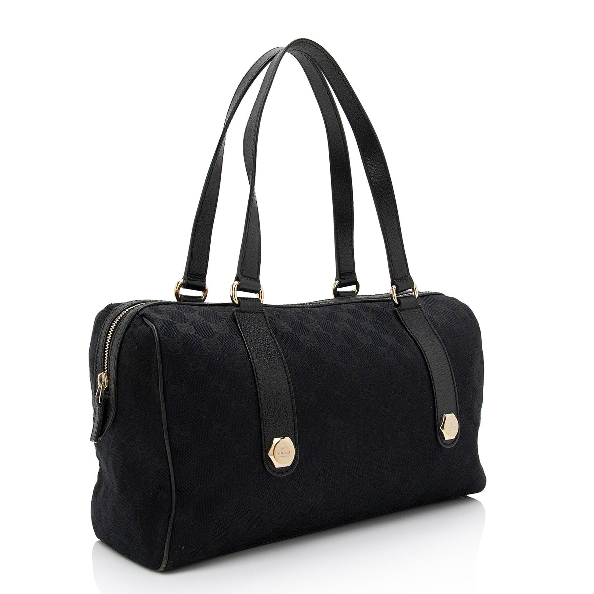 Gucci GG Canvas Charmy Satchel (SHF-wHUMyf)