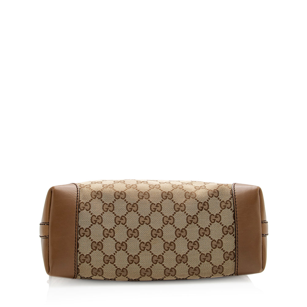 Gucci GG Canvas Craft Small Tote (SHF-21294)