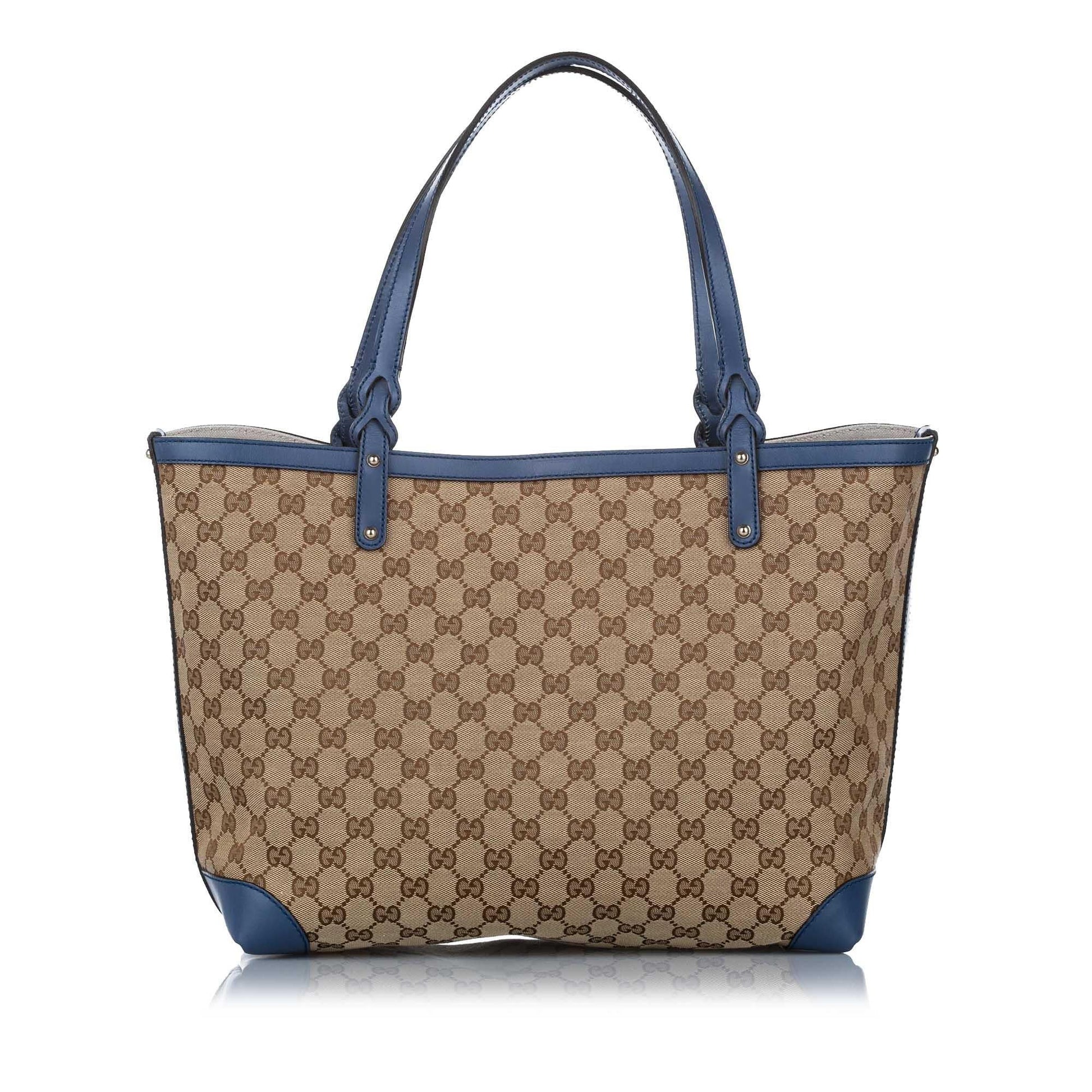 Gucci Canvas Monogram Tote Style 86