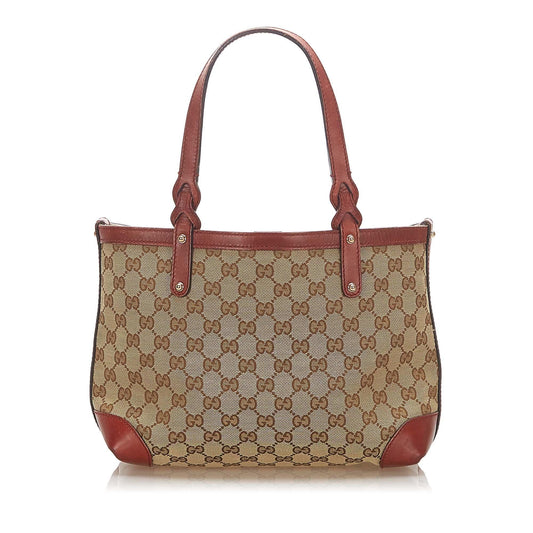 Gucci Canvas Monogram Tote Style 63