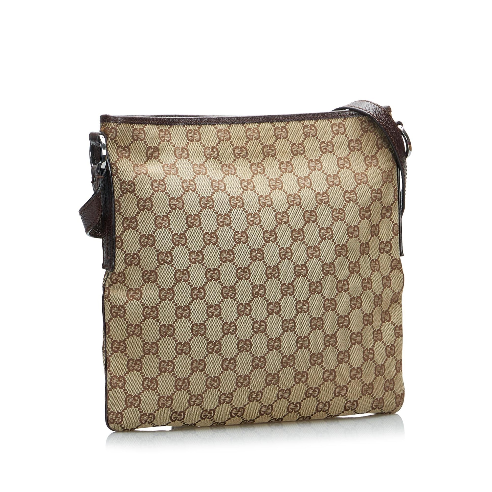 Gucci GG Canvas Crossbody Bag (SHG-RVqmST)