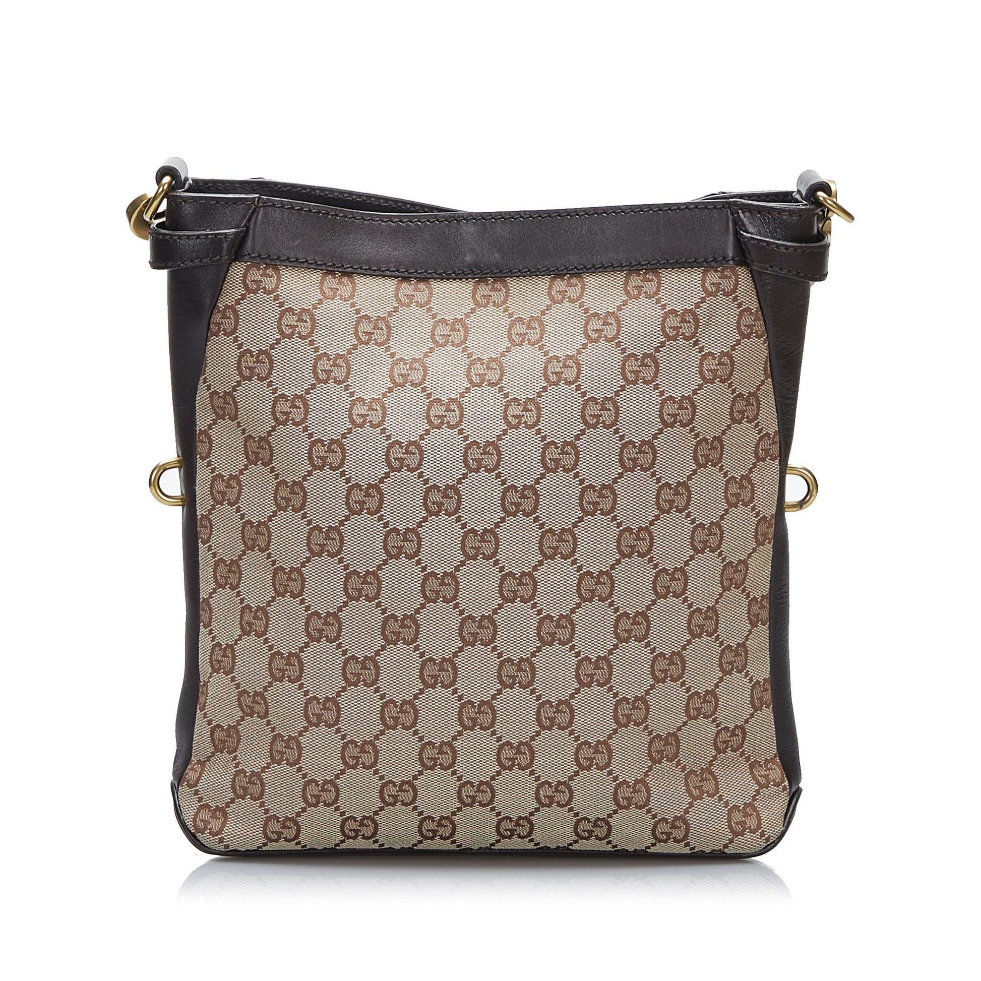 Gucci GG Canvas Crossbody Bag (SHG-opFXVL)