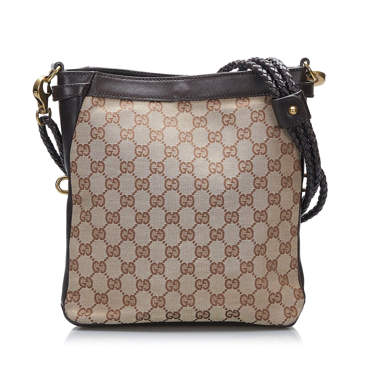 Gucci GG Canvas Crossbody Bag (SHG-opFXVL)