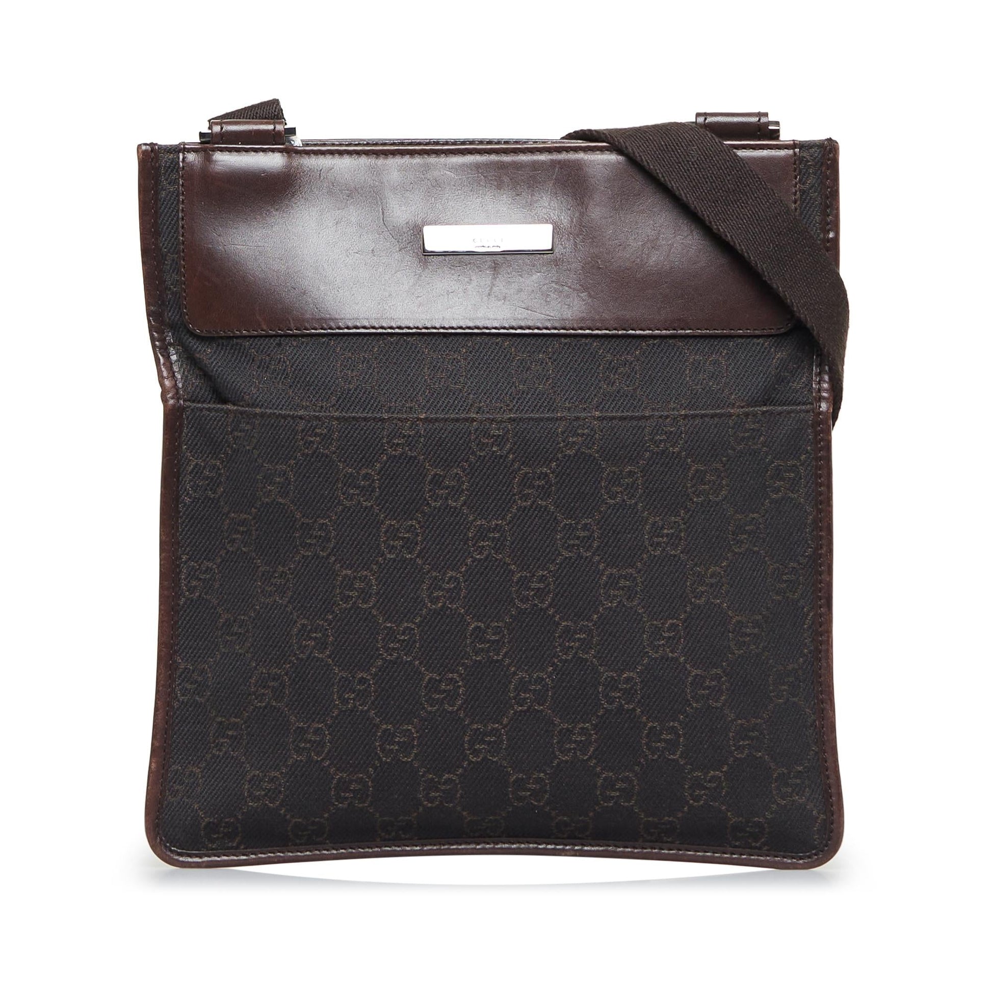 Gucci GG Canvas Crossbody Bag (SHG-Doon0V)