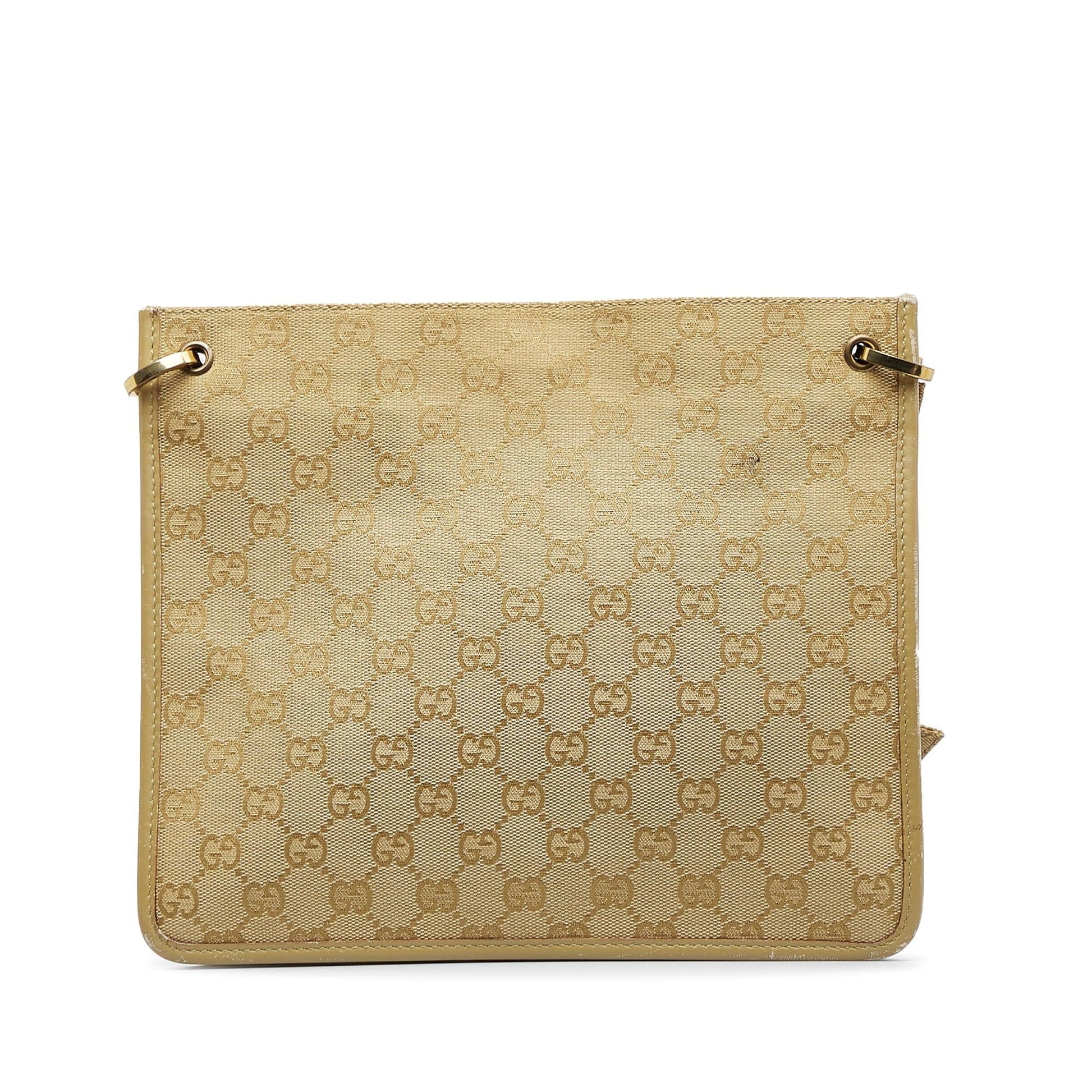 Gucci Monogram Canvas Crossbody