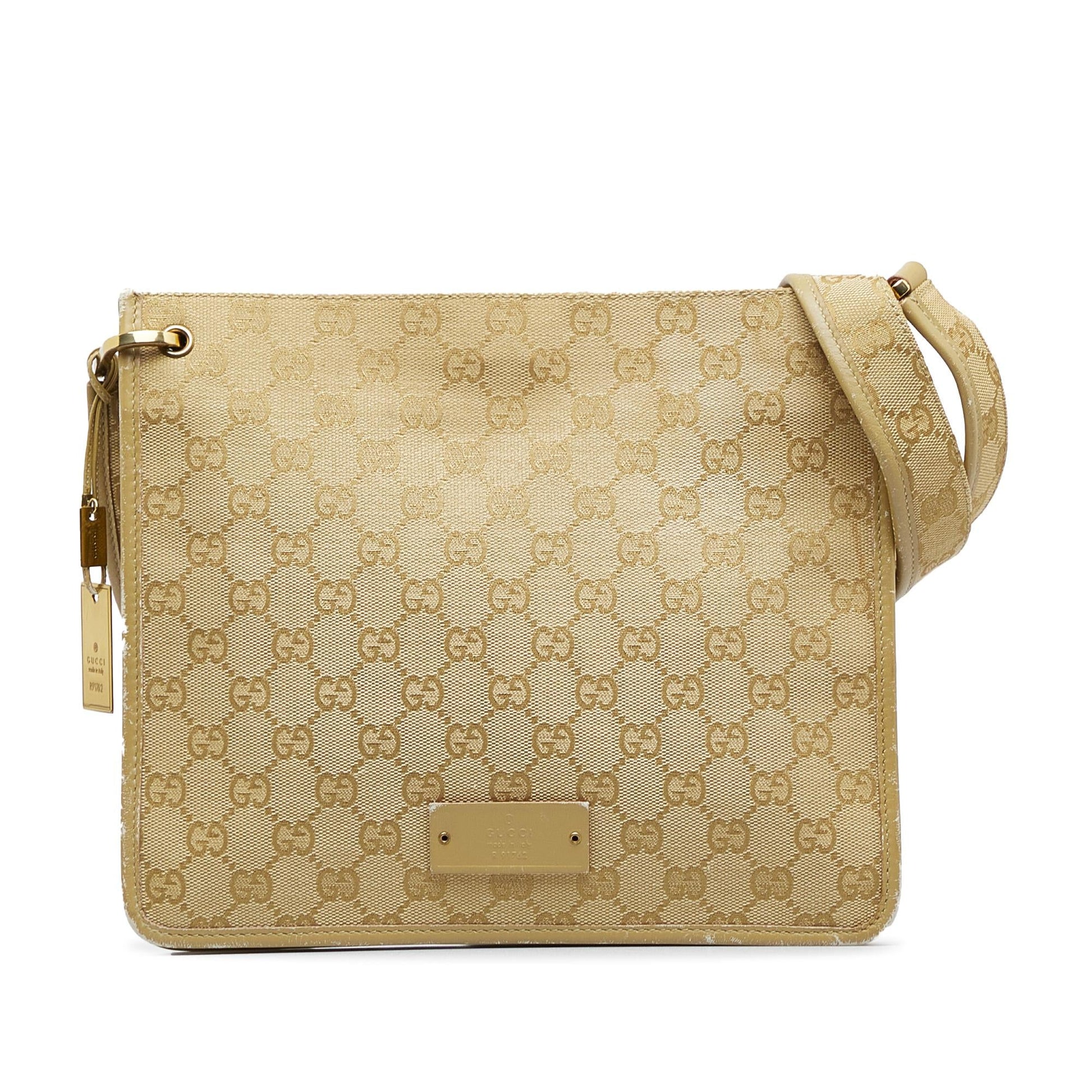 Gucci Monogram Canvas Crossbody