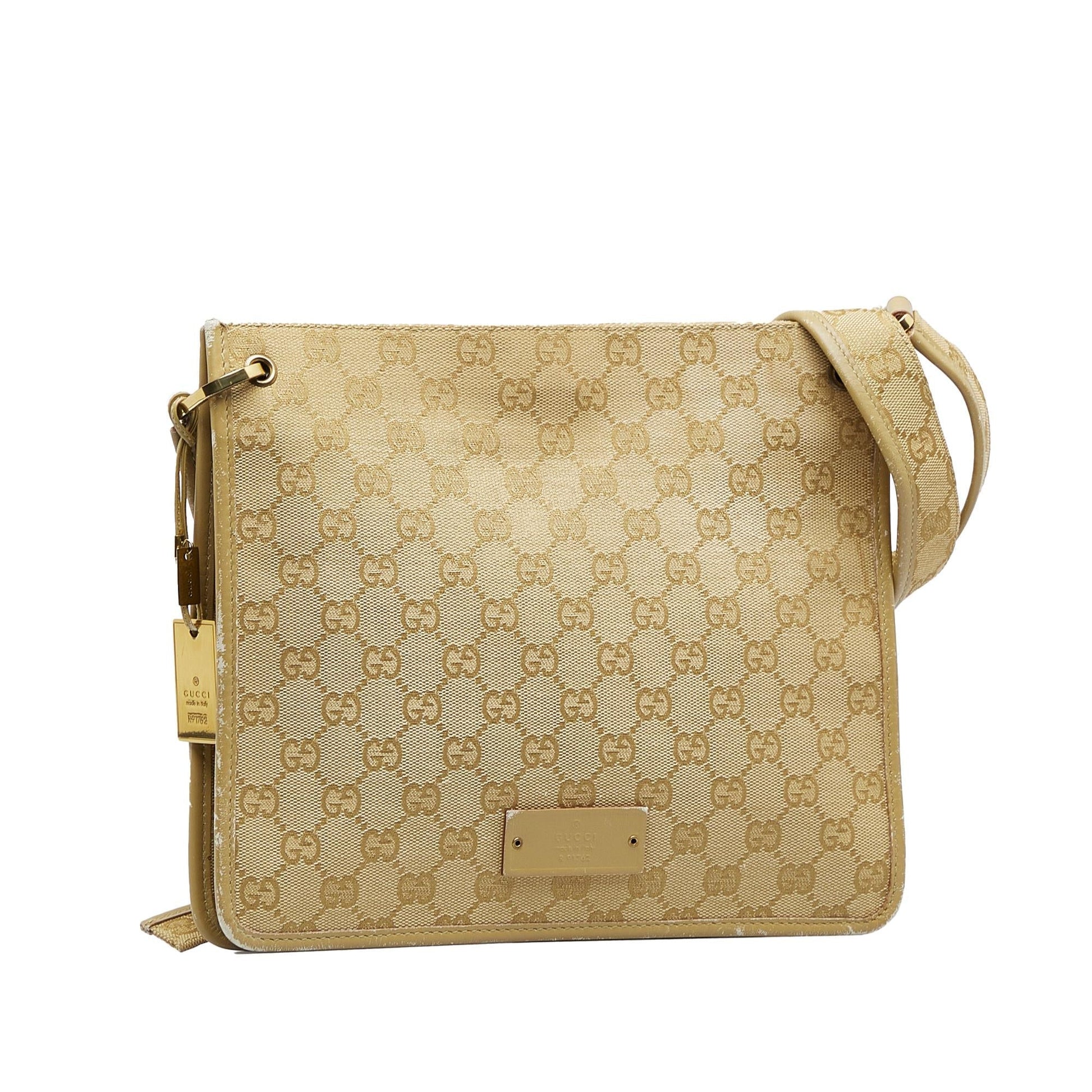 Gucci Monogram Canvas Crossbody