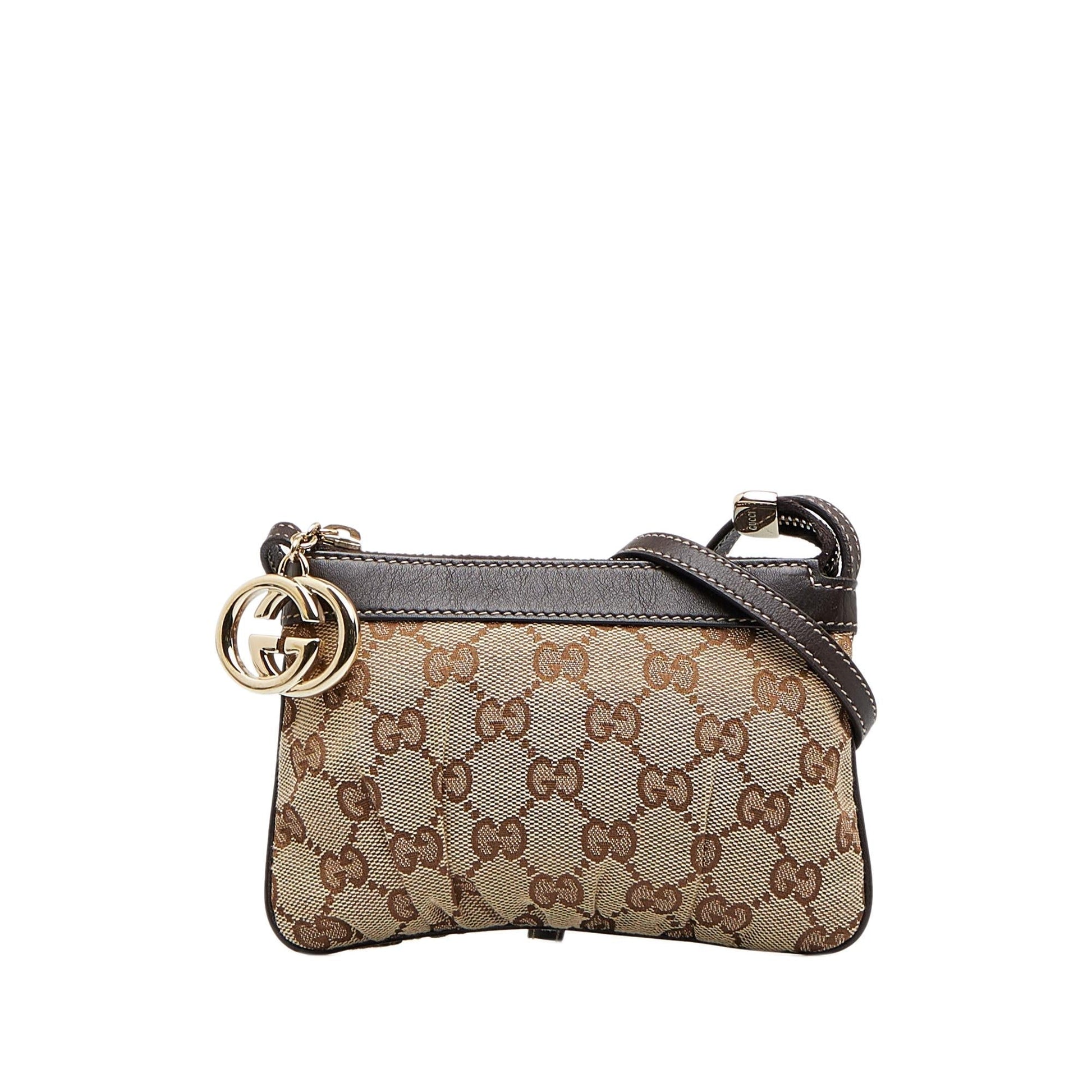 Gucci Monogram Canvas Crossbody