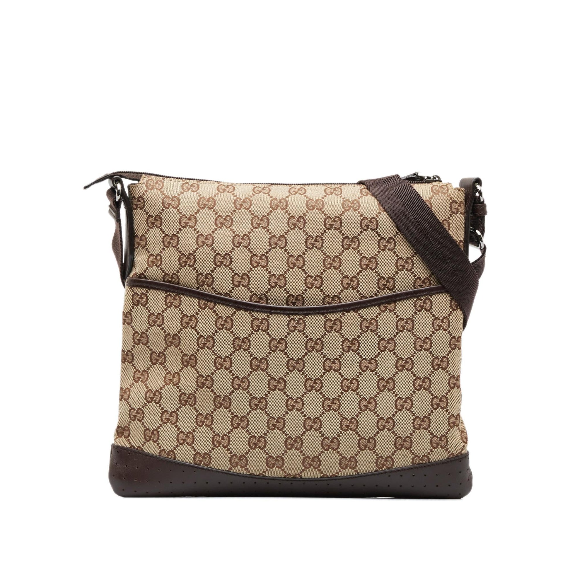 Gucci Monogram Canvas Crossbody