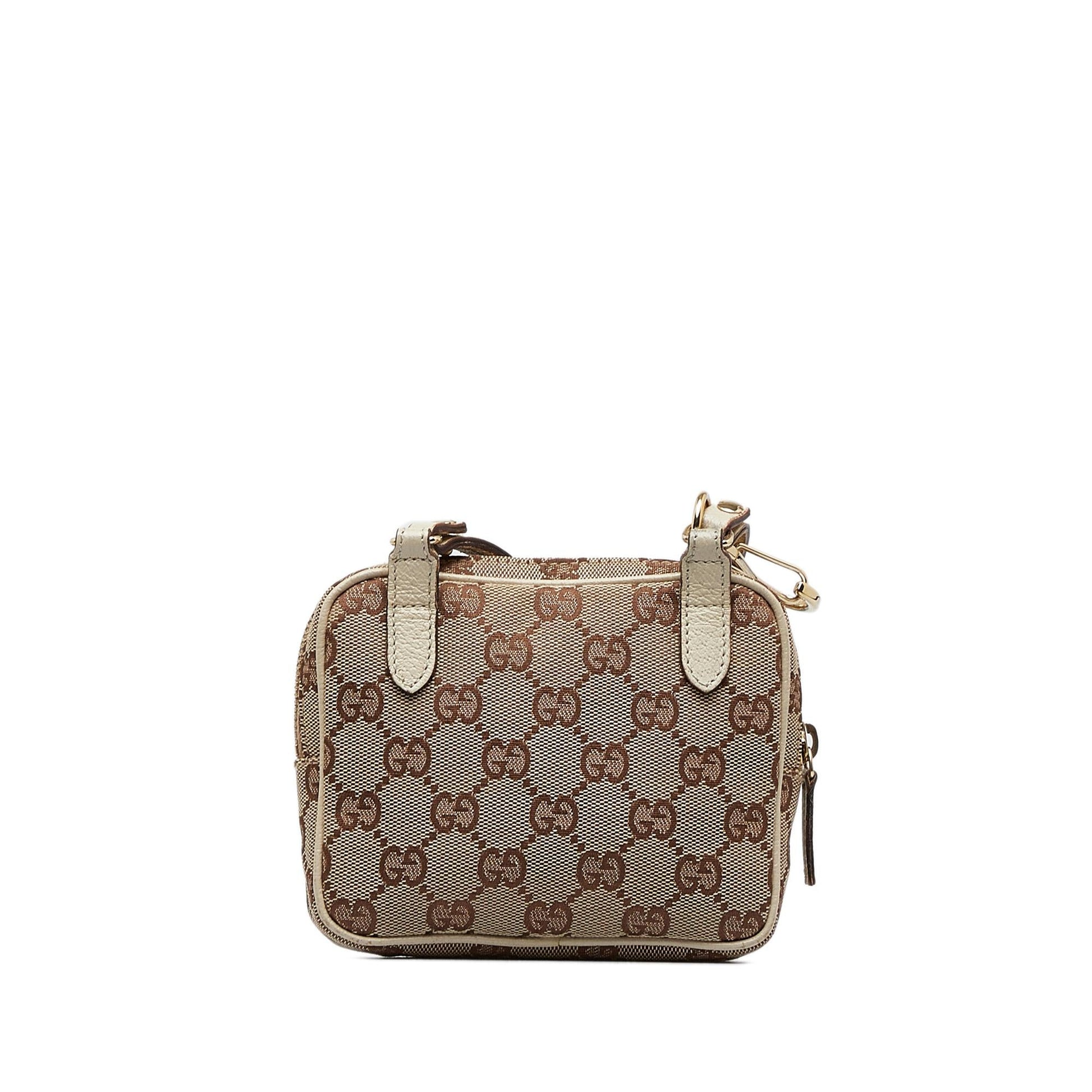 Gucci Monogram Canvas Crossbody