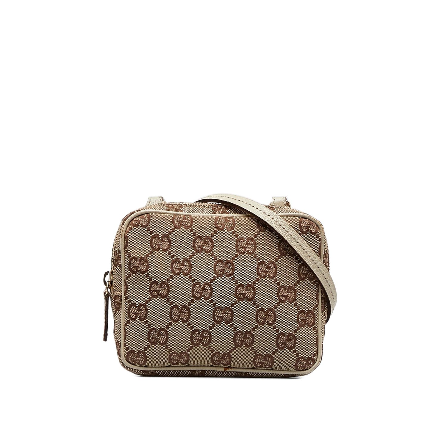 Gucci Monogram Canvas Crossbody