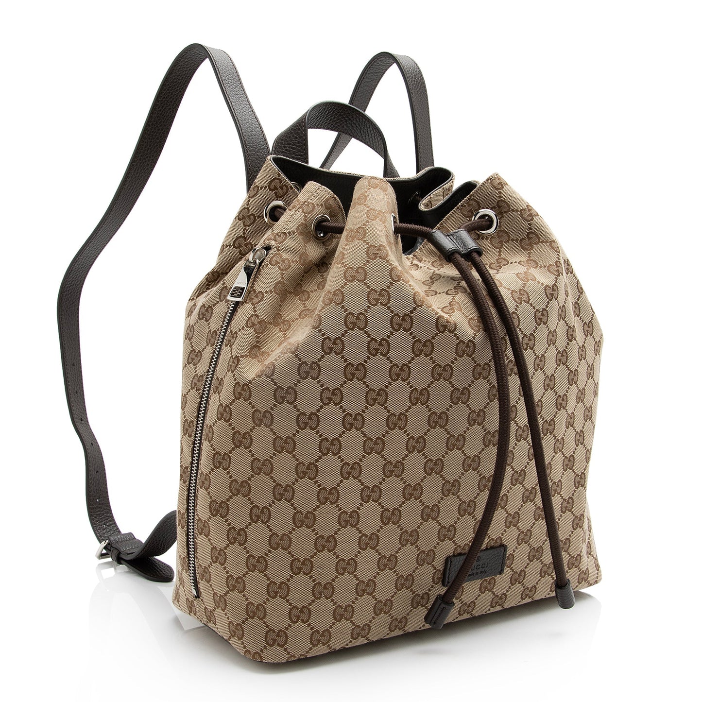 Gucci GG Canvas Drawstring Backpack (SHF-23566)