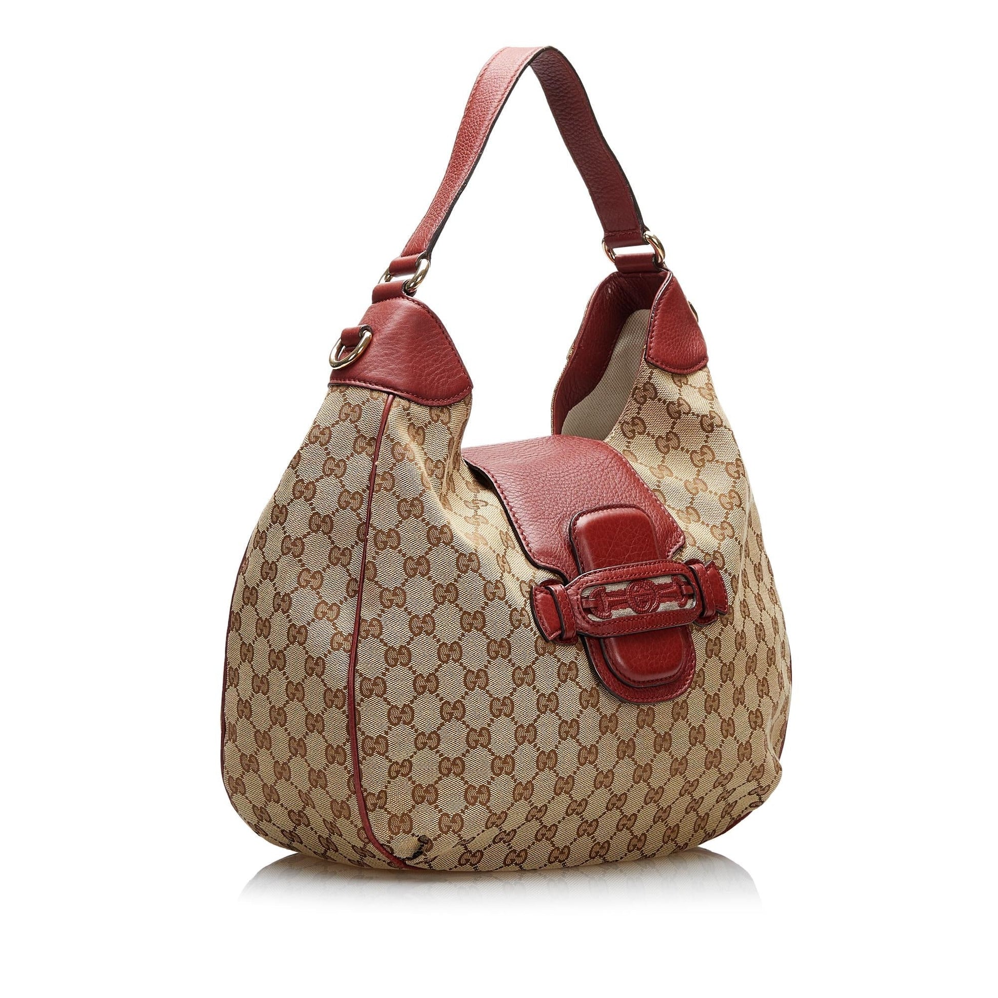 Gucci GG Canvas Dressage Satchel (SHG-cEIFzj)