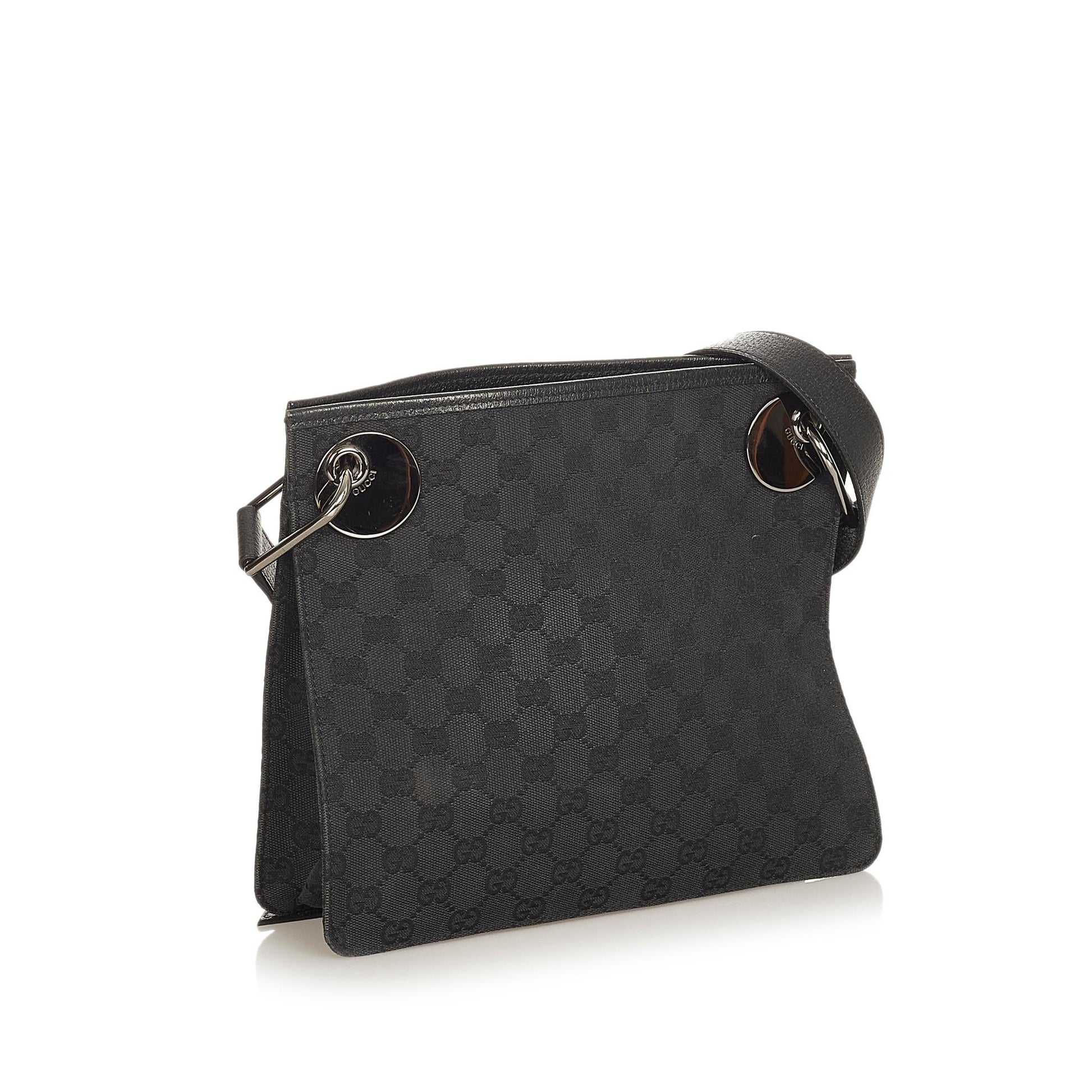 Gucci GG Canvas Eclipse Crossbody Bag (SHG-24995)