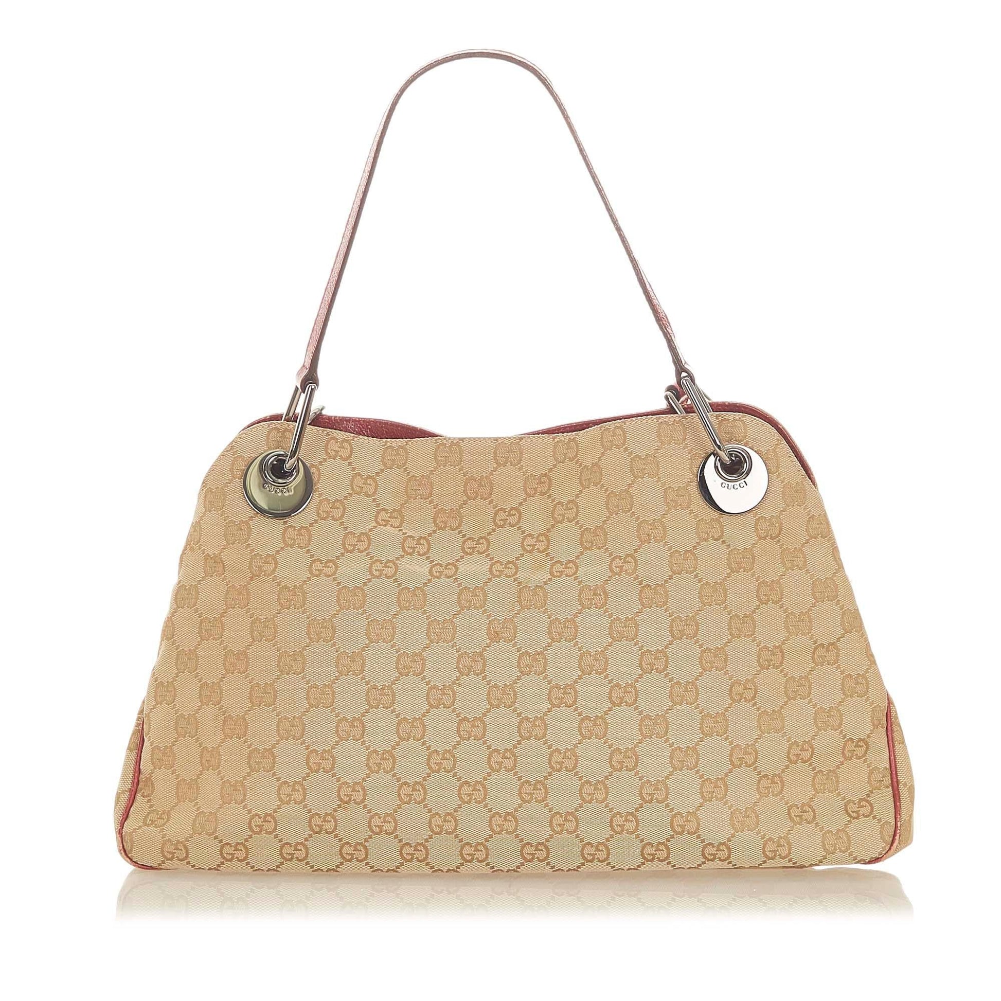 Gucci GG Canvas Eclipse Shoulder Bag (SHG-20325)