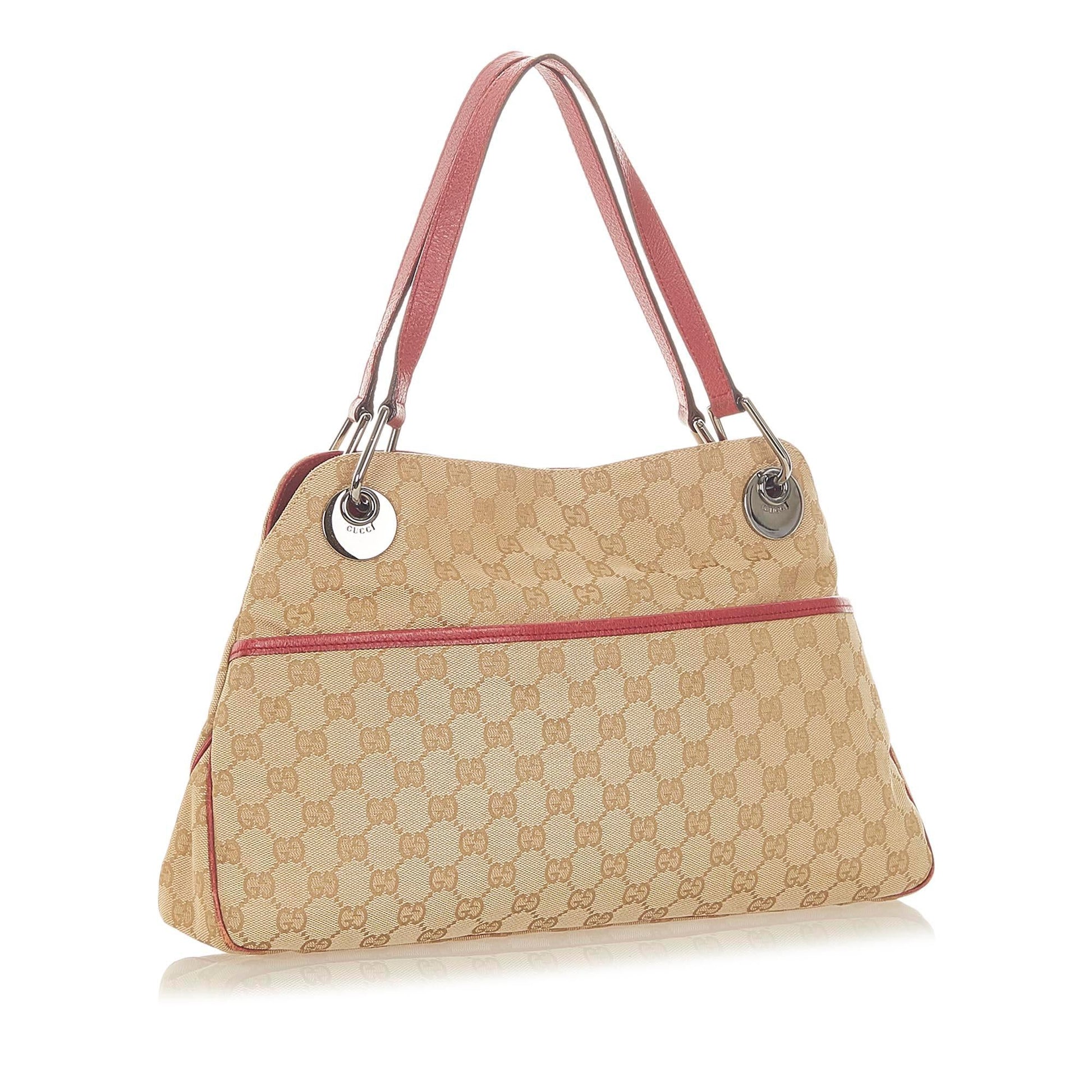 Gucci GG Canvas Eclipse Shoulder Bag (SHG-20325)