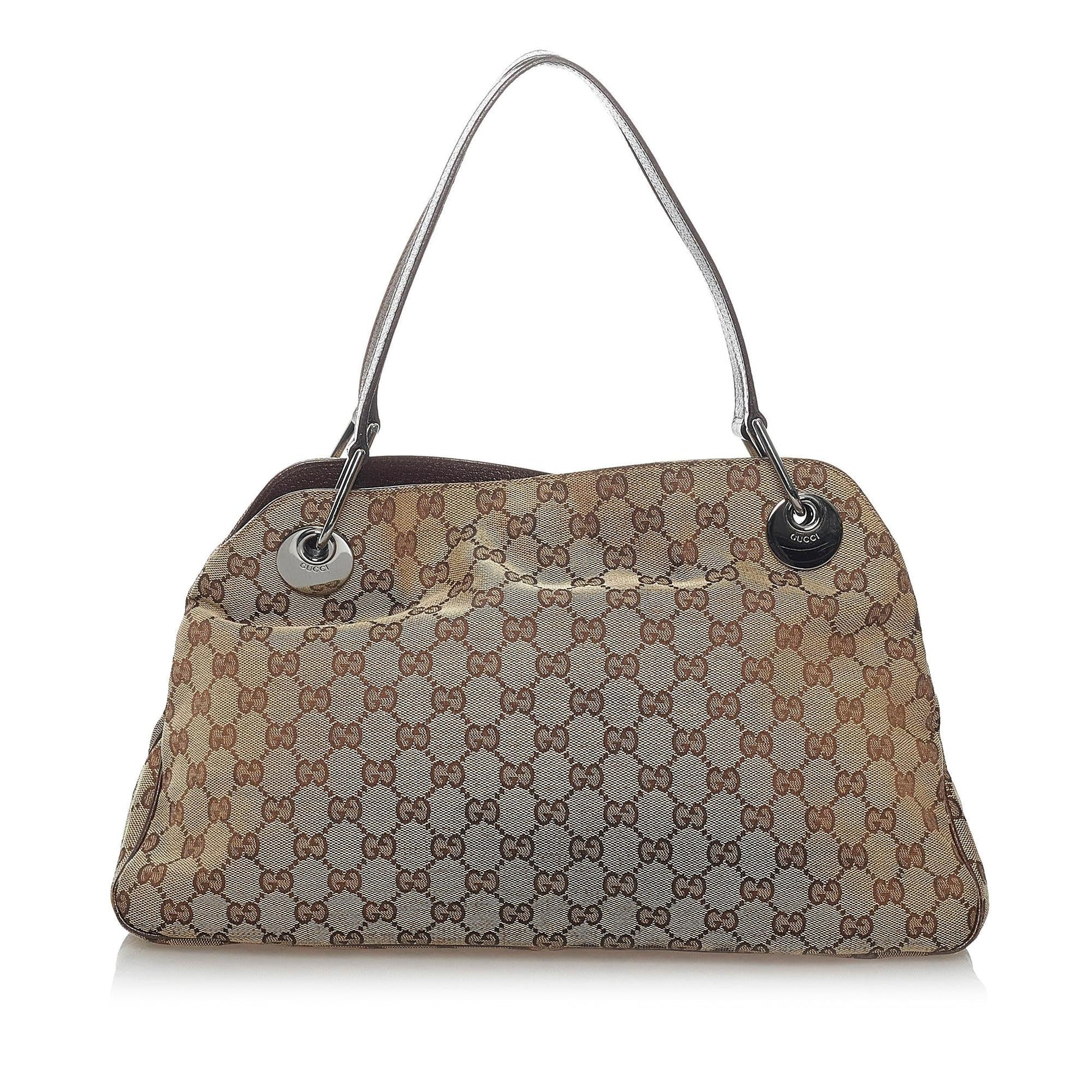 Gucci Canvas Shoulder Bag Style 13