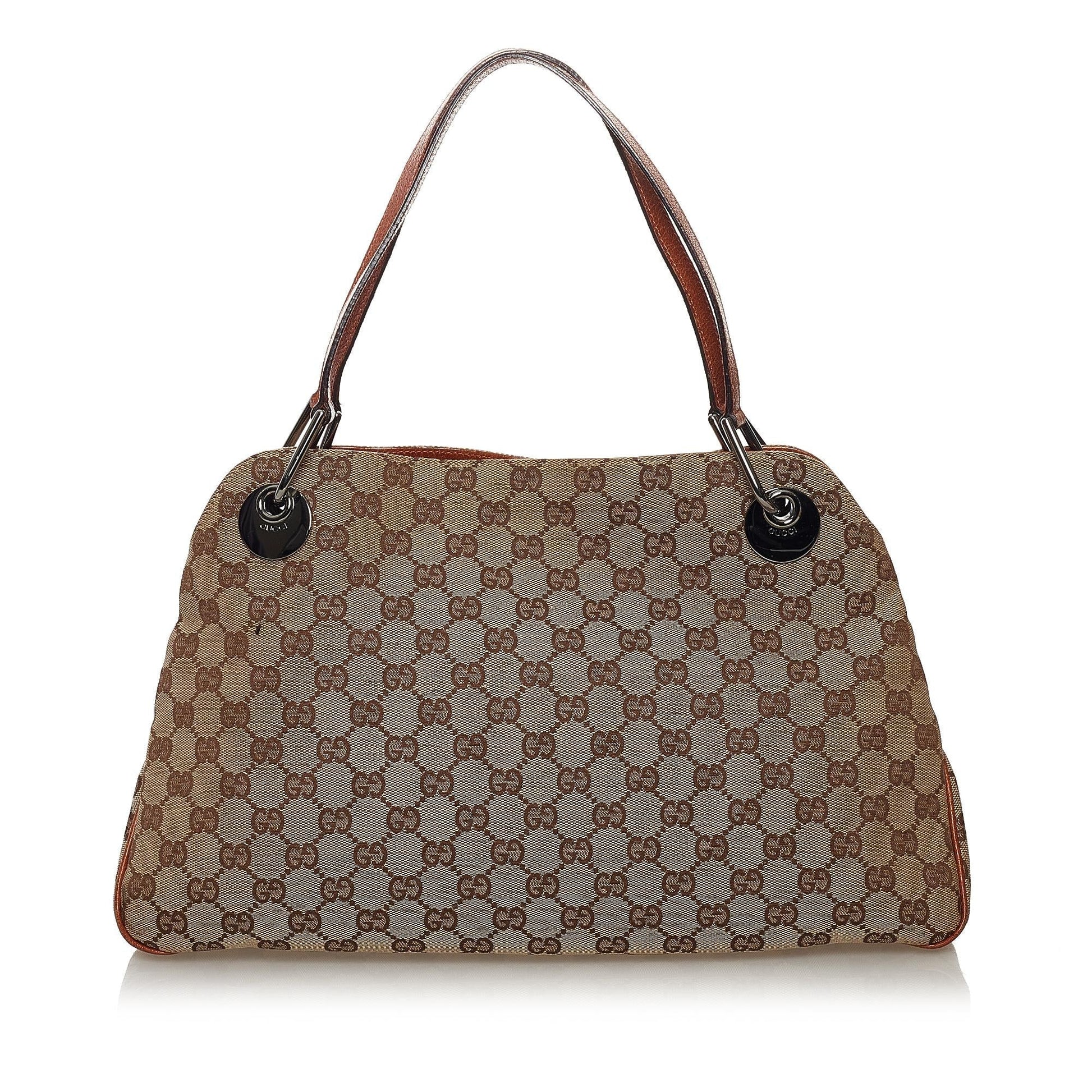 Gucci GG Canvas Eclipse Shoulder Bag (SHG-34757)