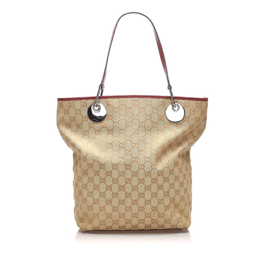 Gucci Canvas Monogram Tote Style 176