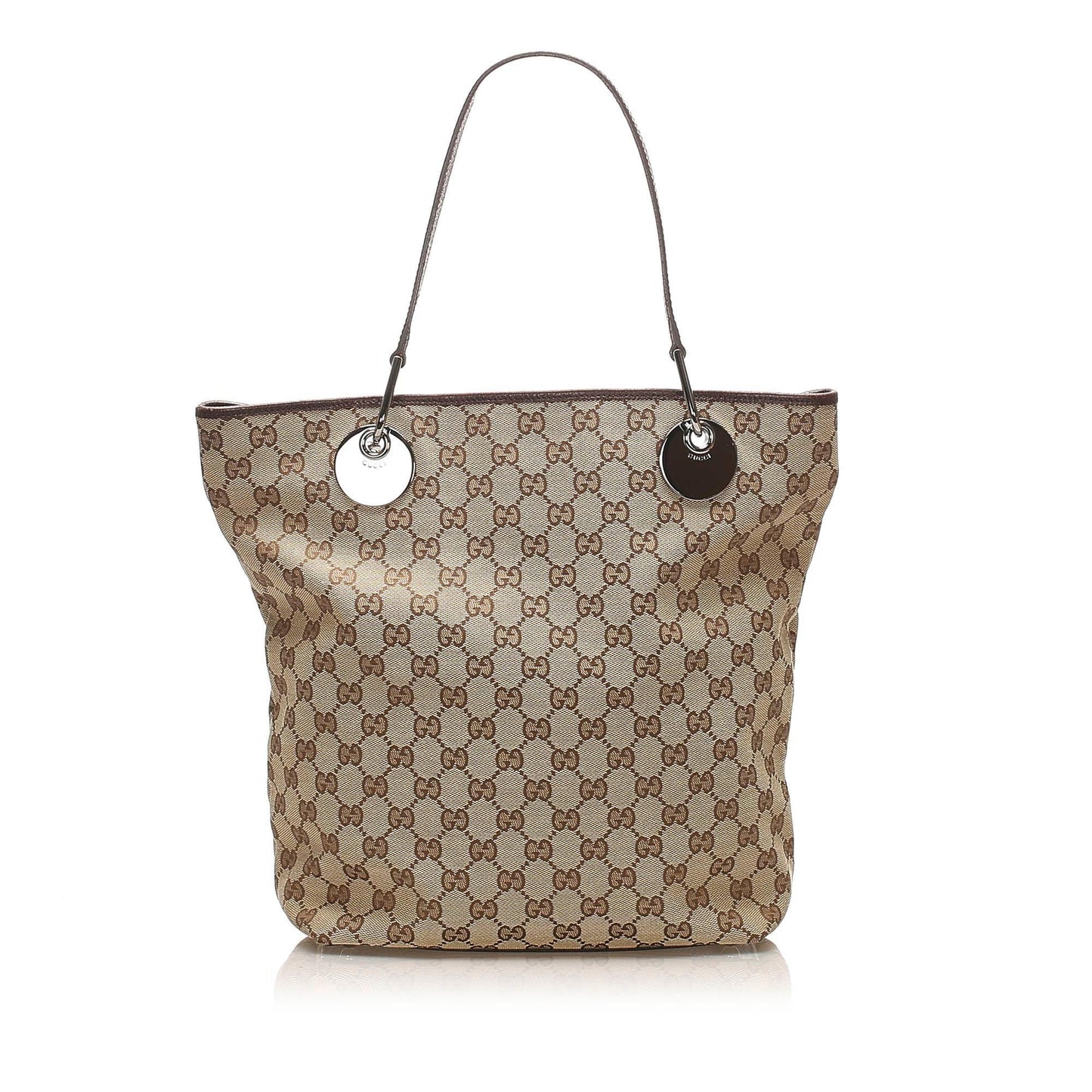Gucci Canvas Monogram Tote Style 155