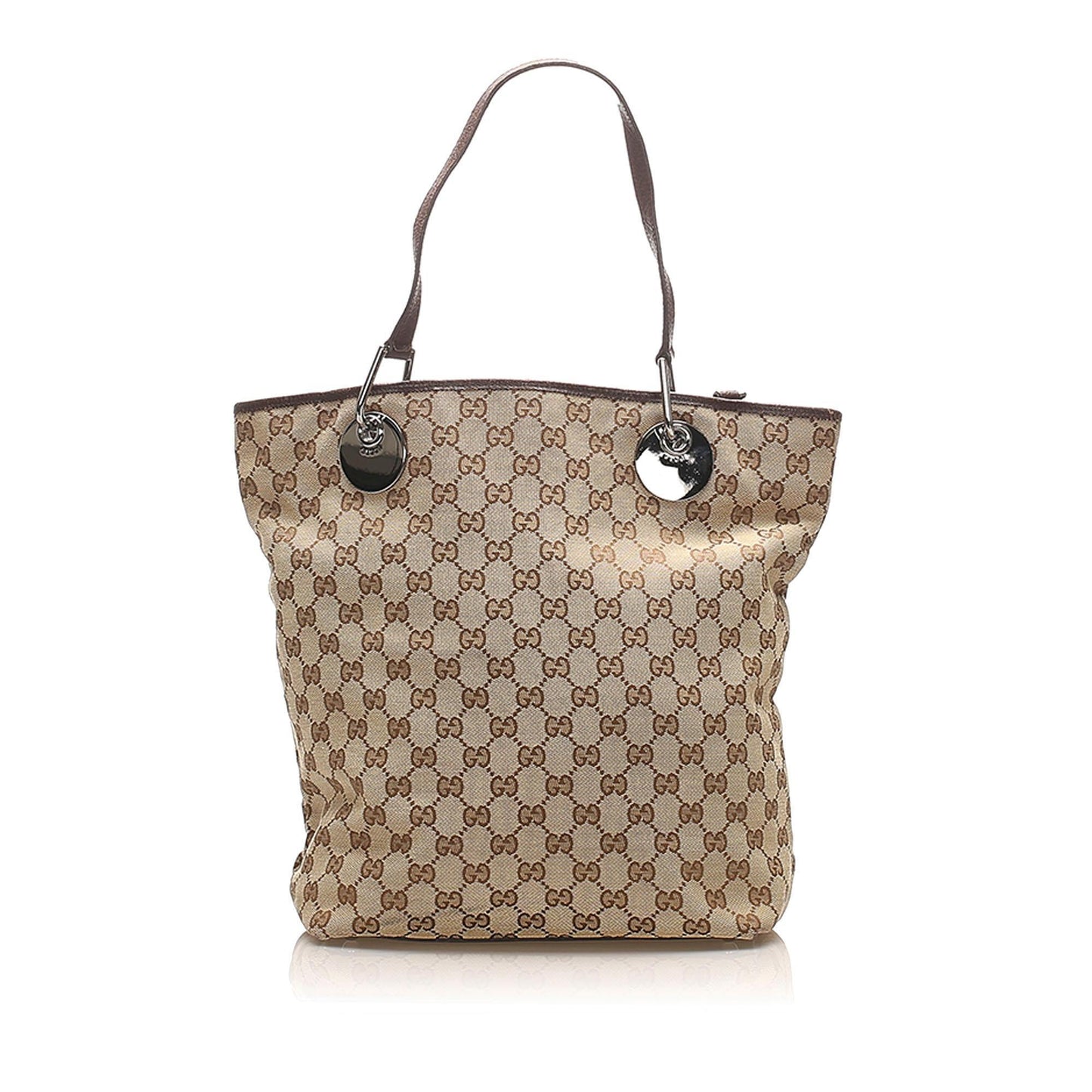 Gucci Canvas Monogram Tote Style 130
