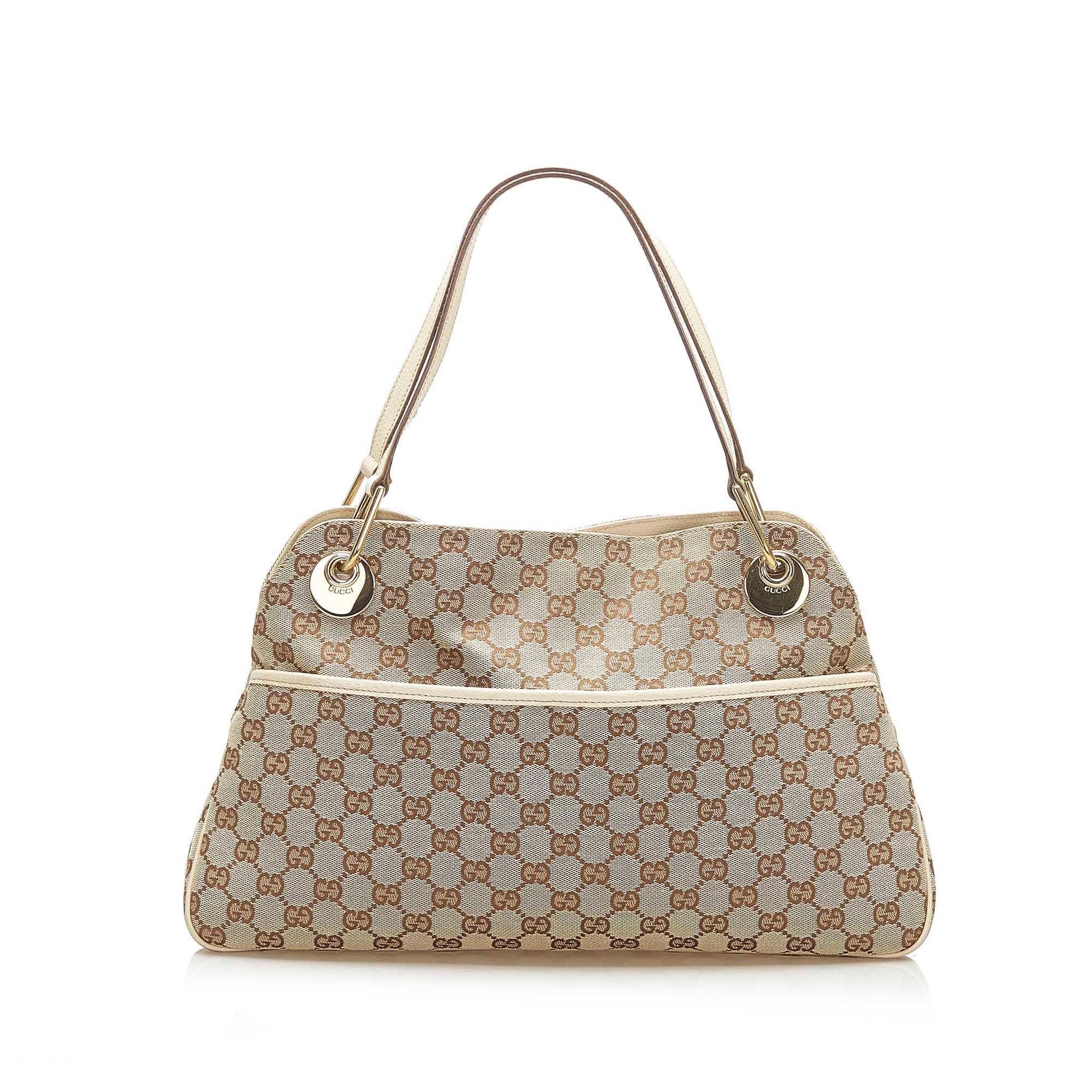Gucci Canvas Monogram Tote Style 109