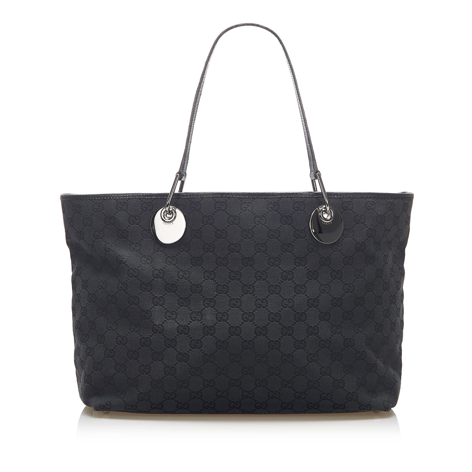 Gucci Canvas Monogram Tote Style 107