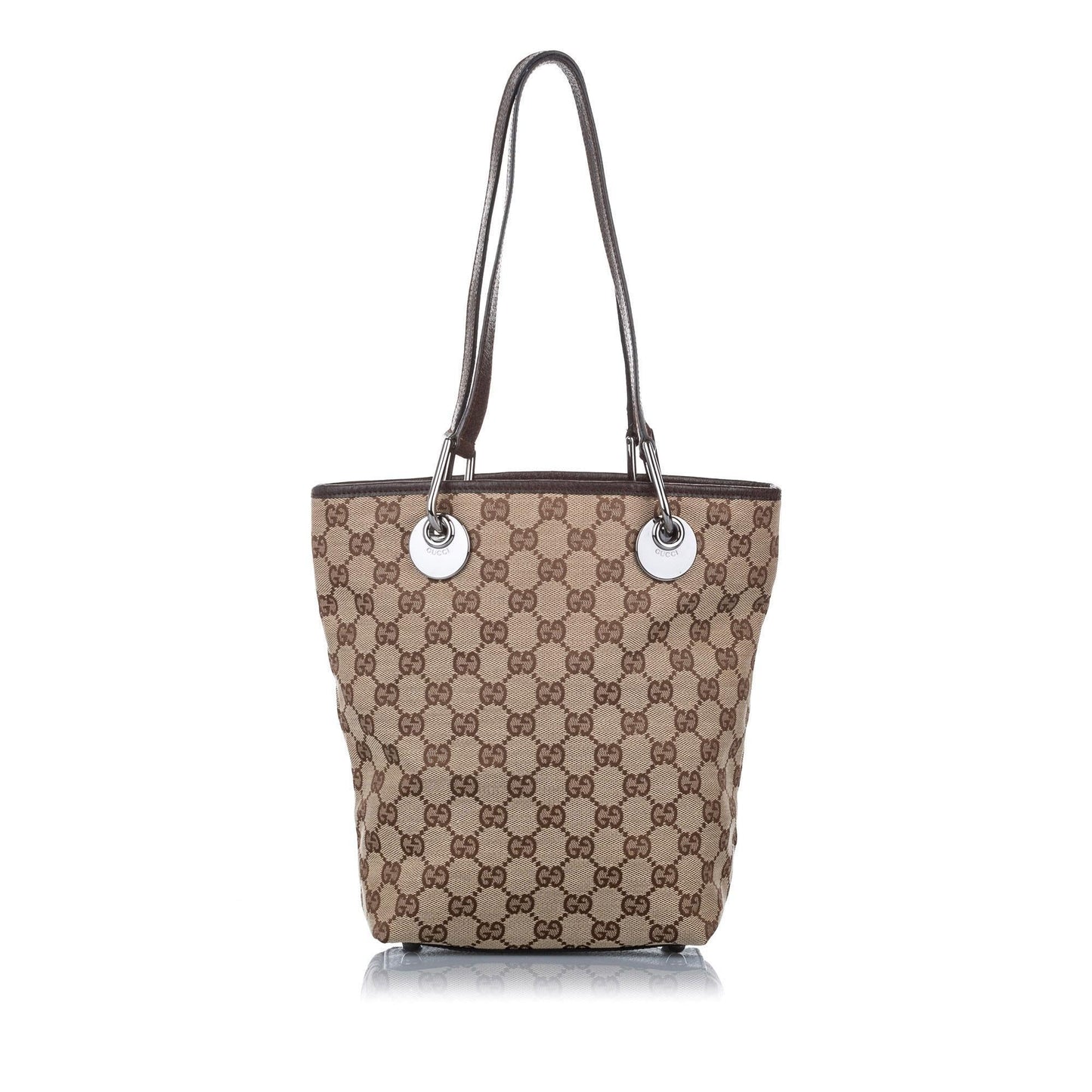 Gucci Canvas Monogram Tote Style 74