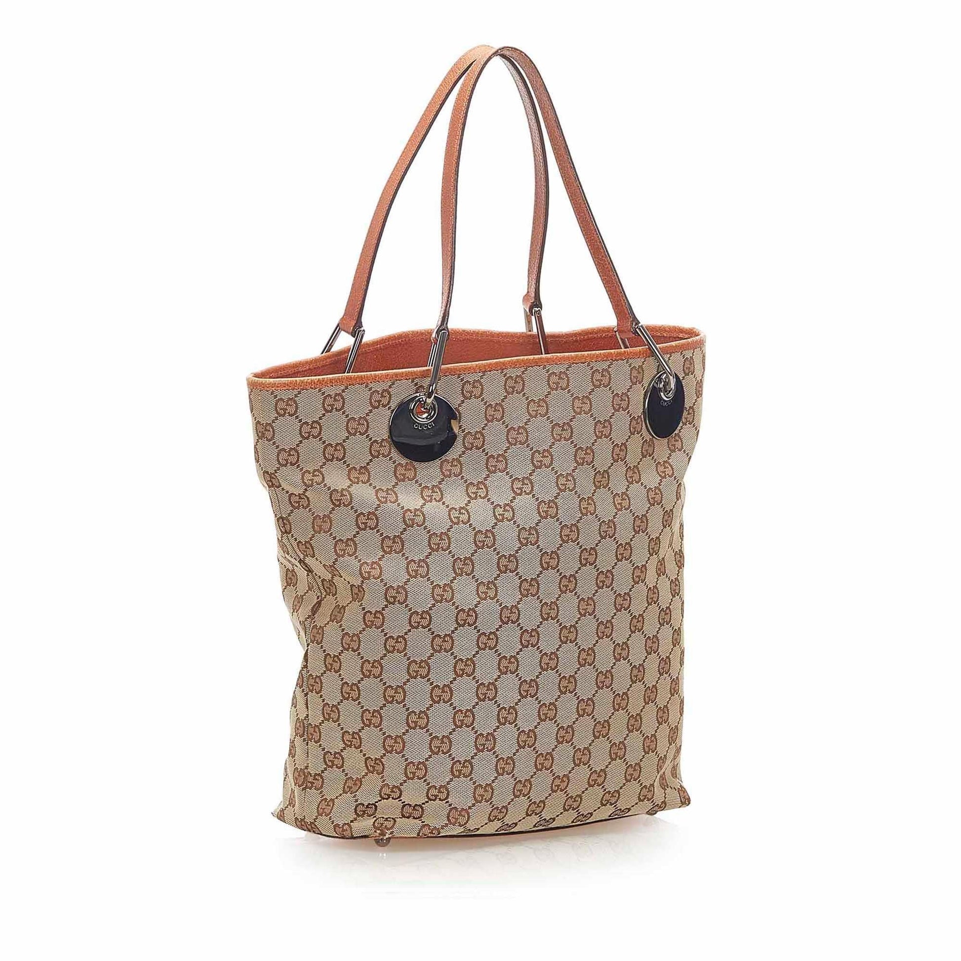 Gucci Canvas Monogram Tote Style 32