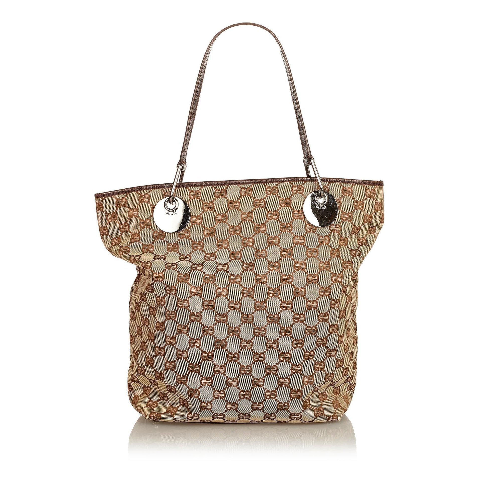 Gucci GG Canvas Eclipse Tote Bag (SHG-31835)