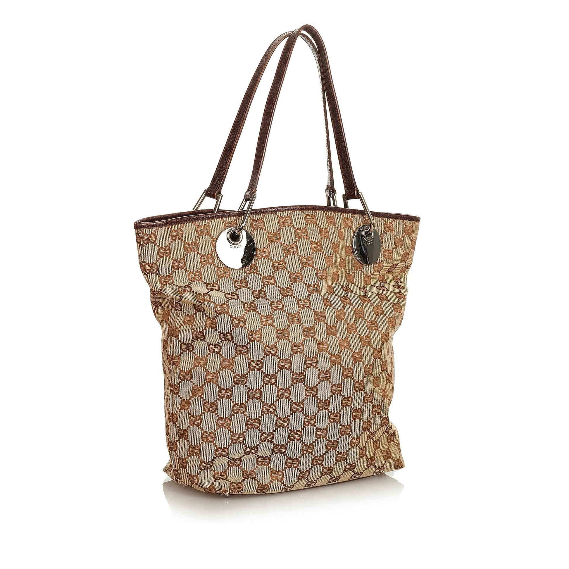 Gucci GG Canvas Eclipse Tote Bag (SHG-31835)
