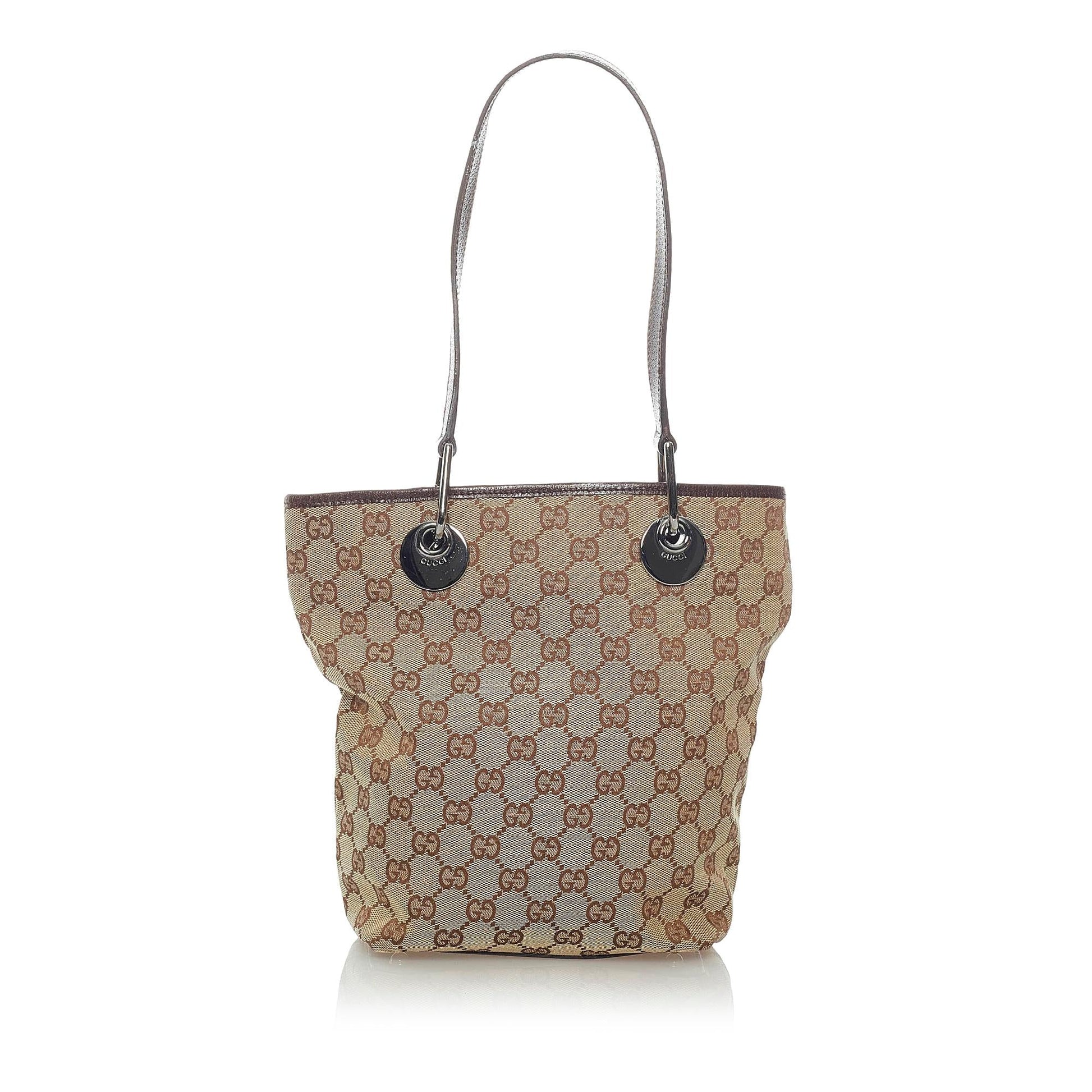 Gucci GG Canvas Eclipse Tote Bag (SHG-34693)