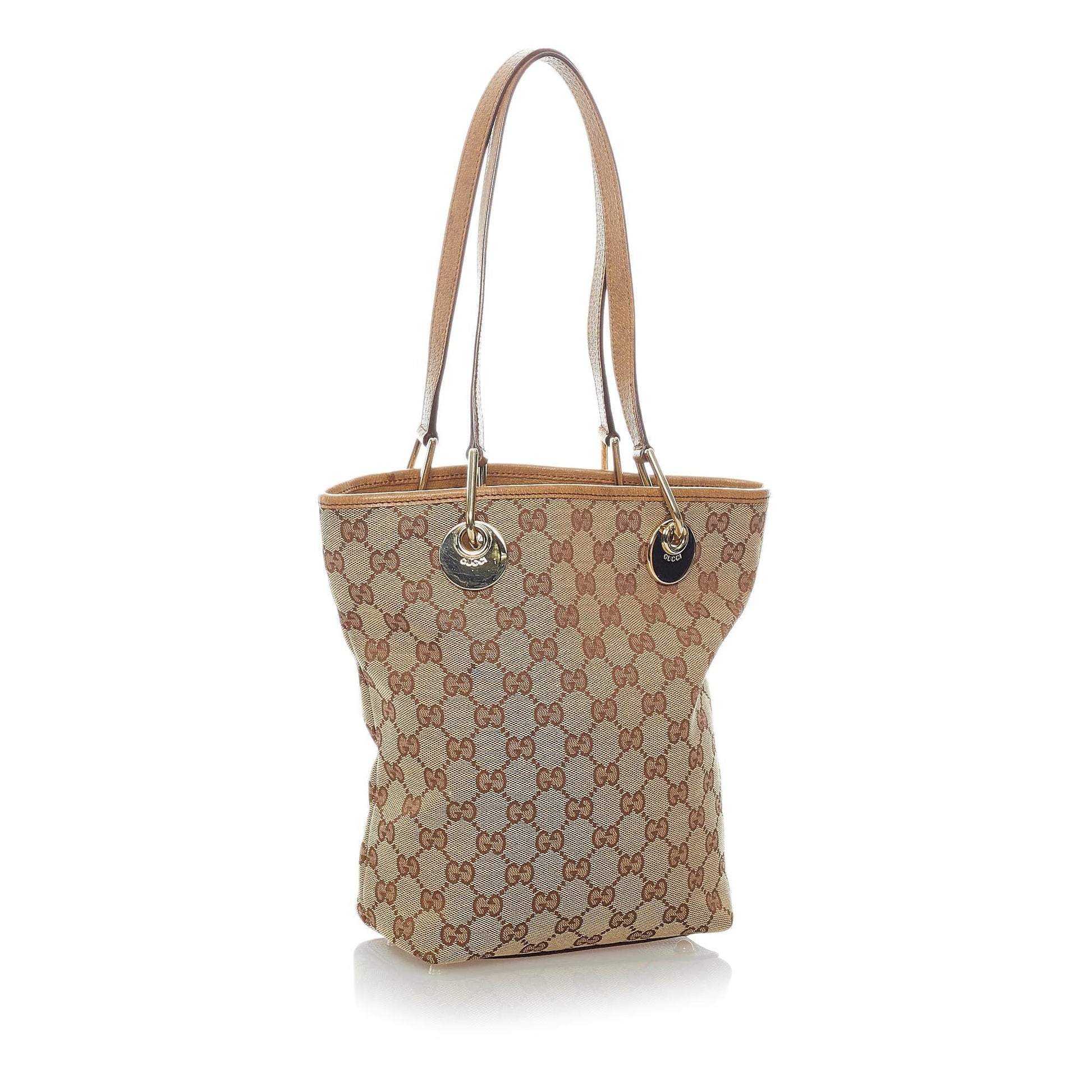 Gucci GG Canvas Eclipse Tote Bag (SHG-34752)
