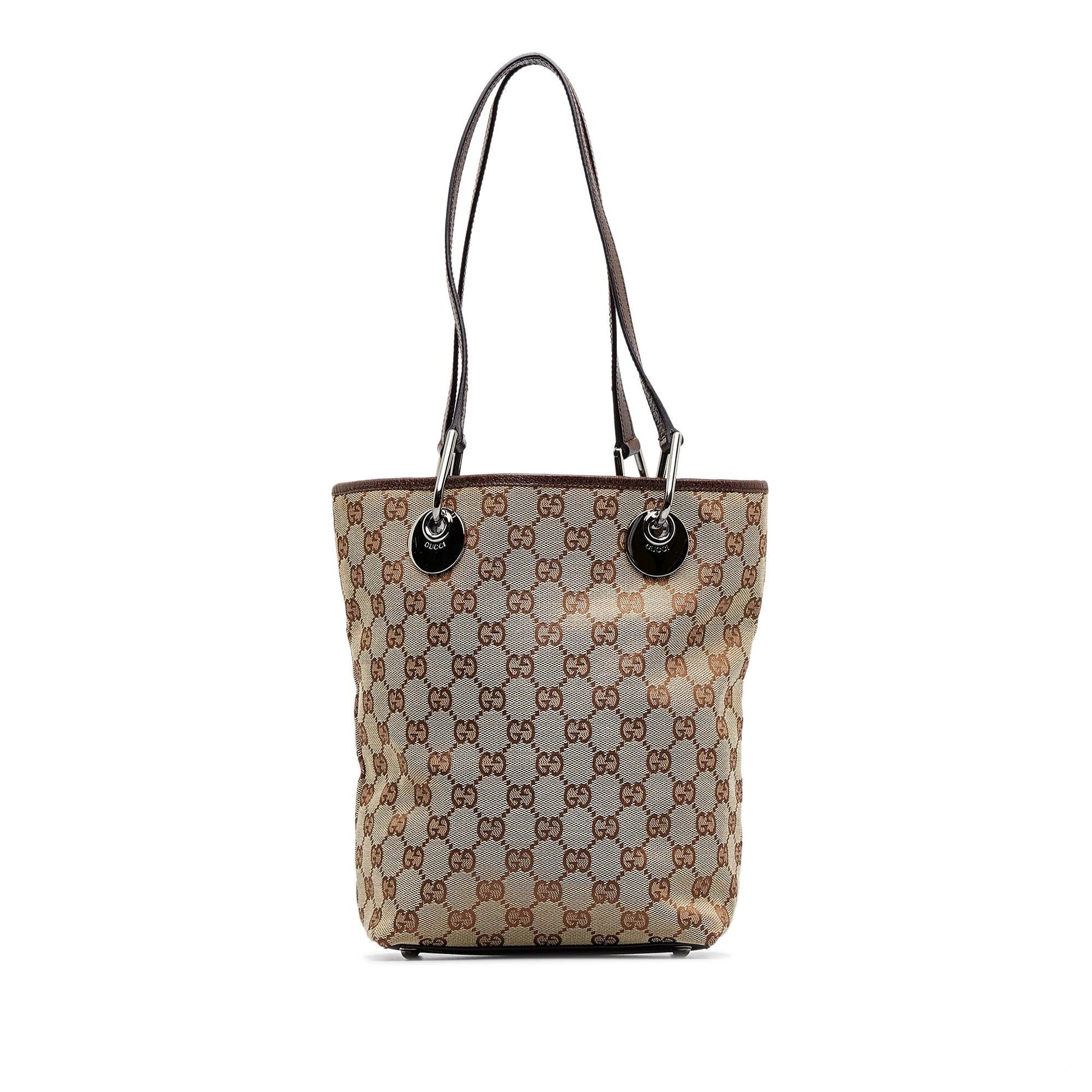 Gucci Monogram Canvas Tote