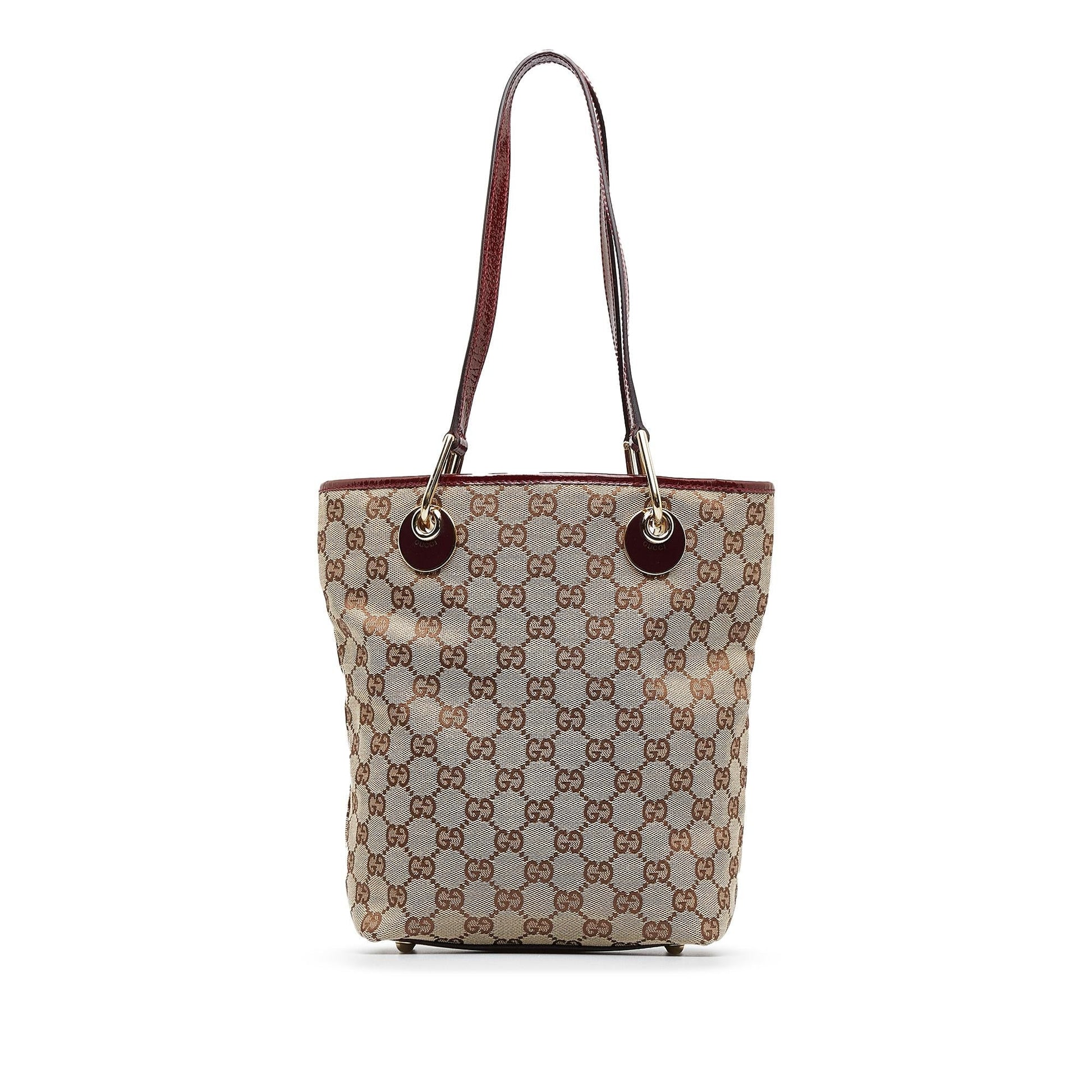 Gucci GG Canvas Eclipse Tote (SHG-PaKaf2)