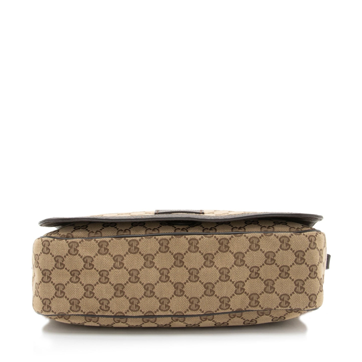 Gucci Nylon Leather Canvas Shoulder Bag