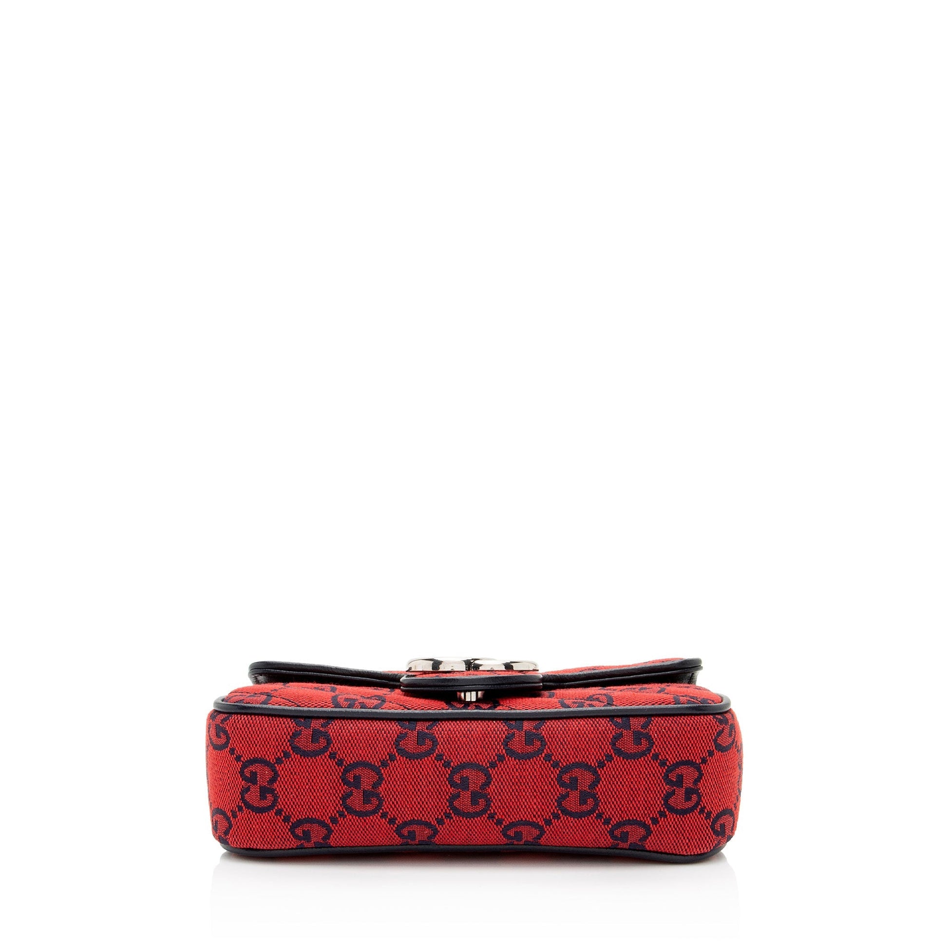 Gucci GG Canvas GG Marmont Mini Flap Bag