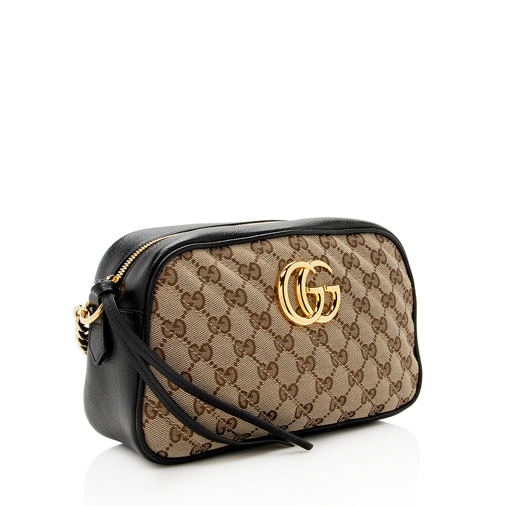 Gucci GG Canvas GG Marmont Small Shoulder Bag (SHF-18963)
