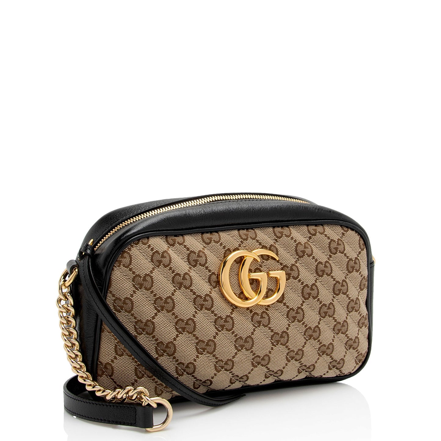 Gucci Leather Canvas Crossbody
