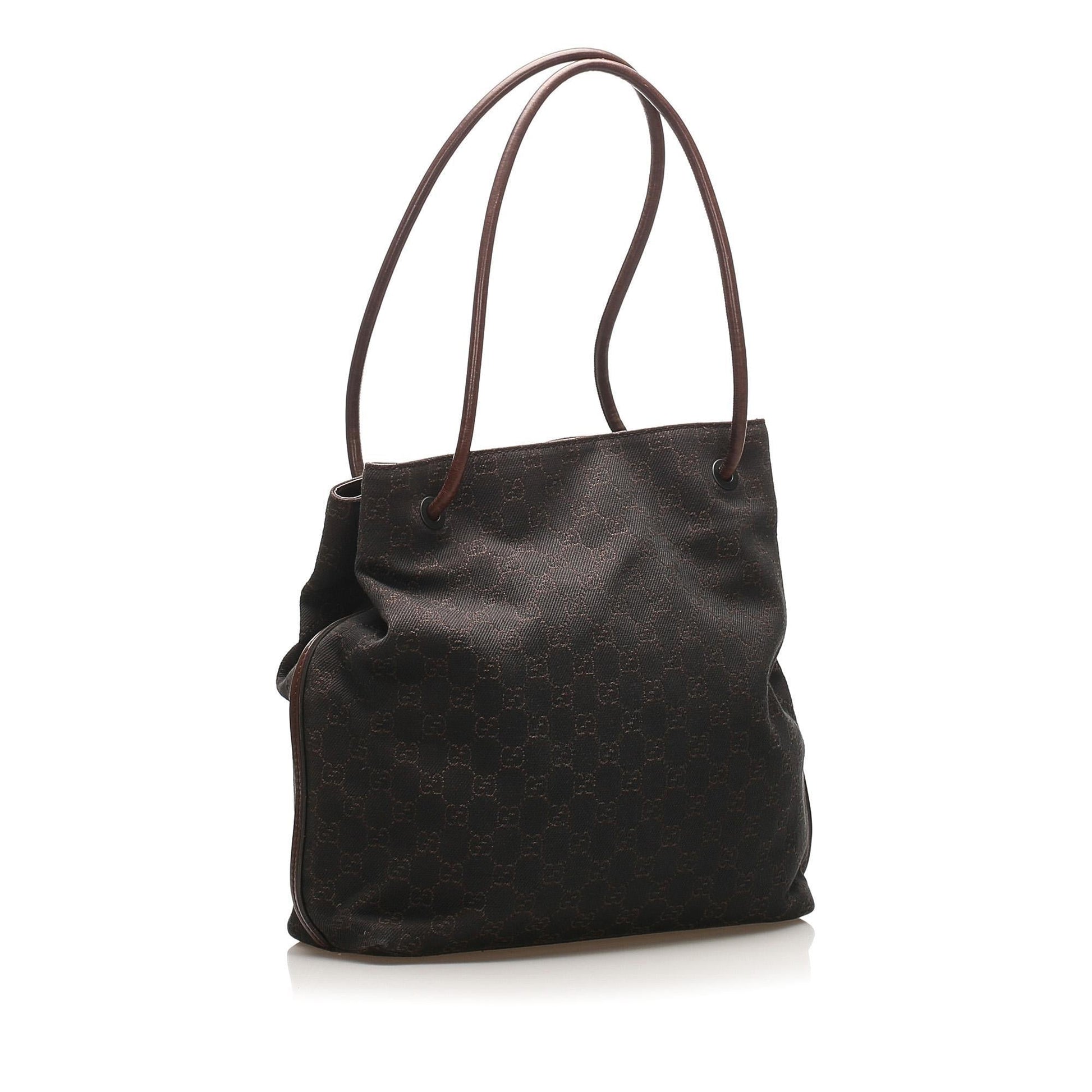 Gucci Canvas Monogram Tote Style 168