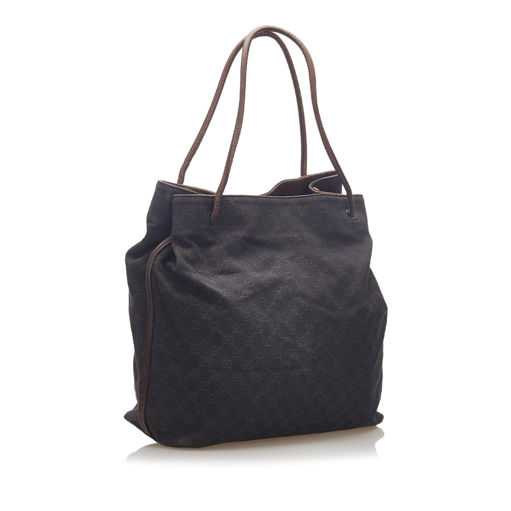 Gucci Canvas Monogram Tote Style 76